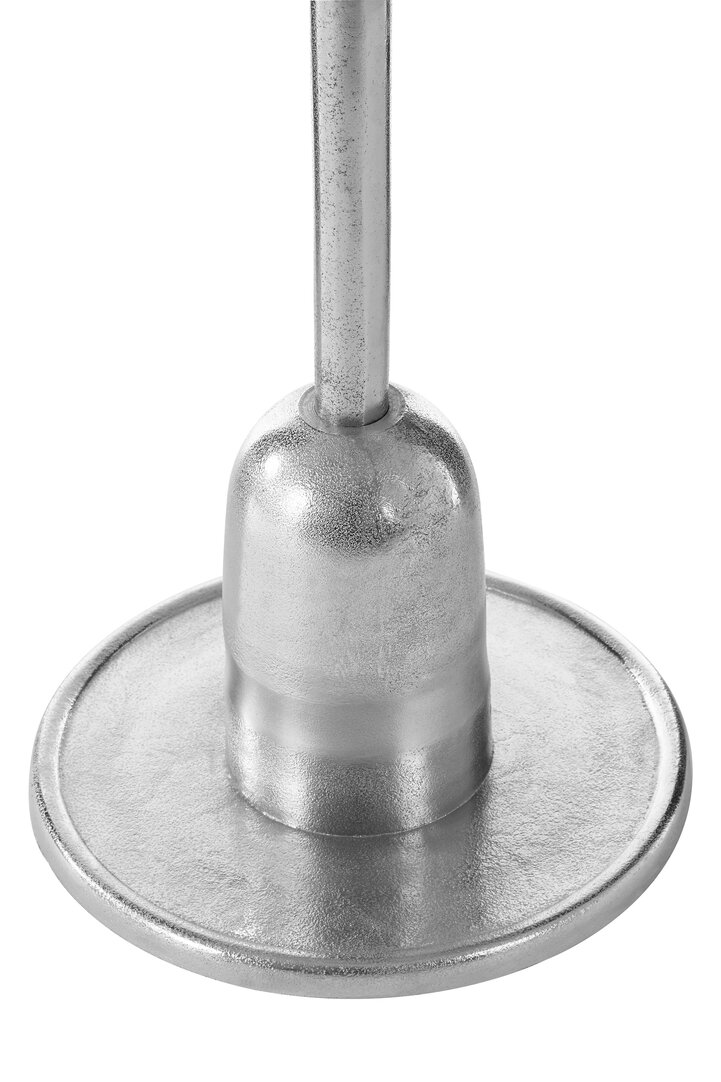 Halle Tavolino rotondo alluminio argento