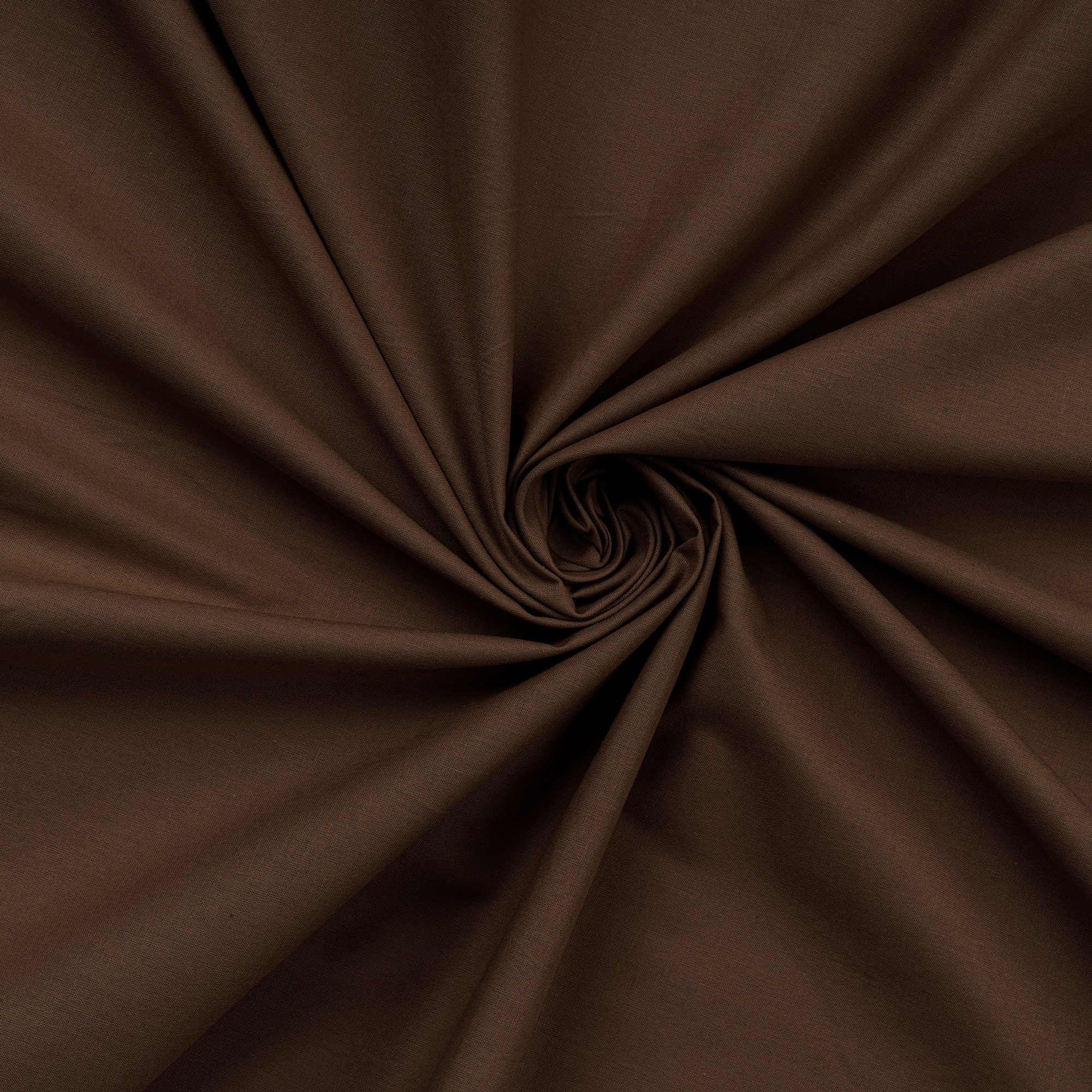 2x Pillowcase Ranforce Cotton Dark Brown