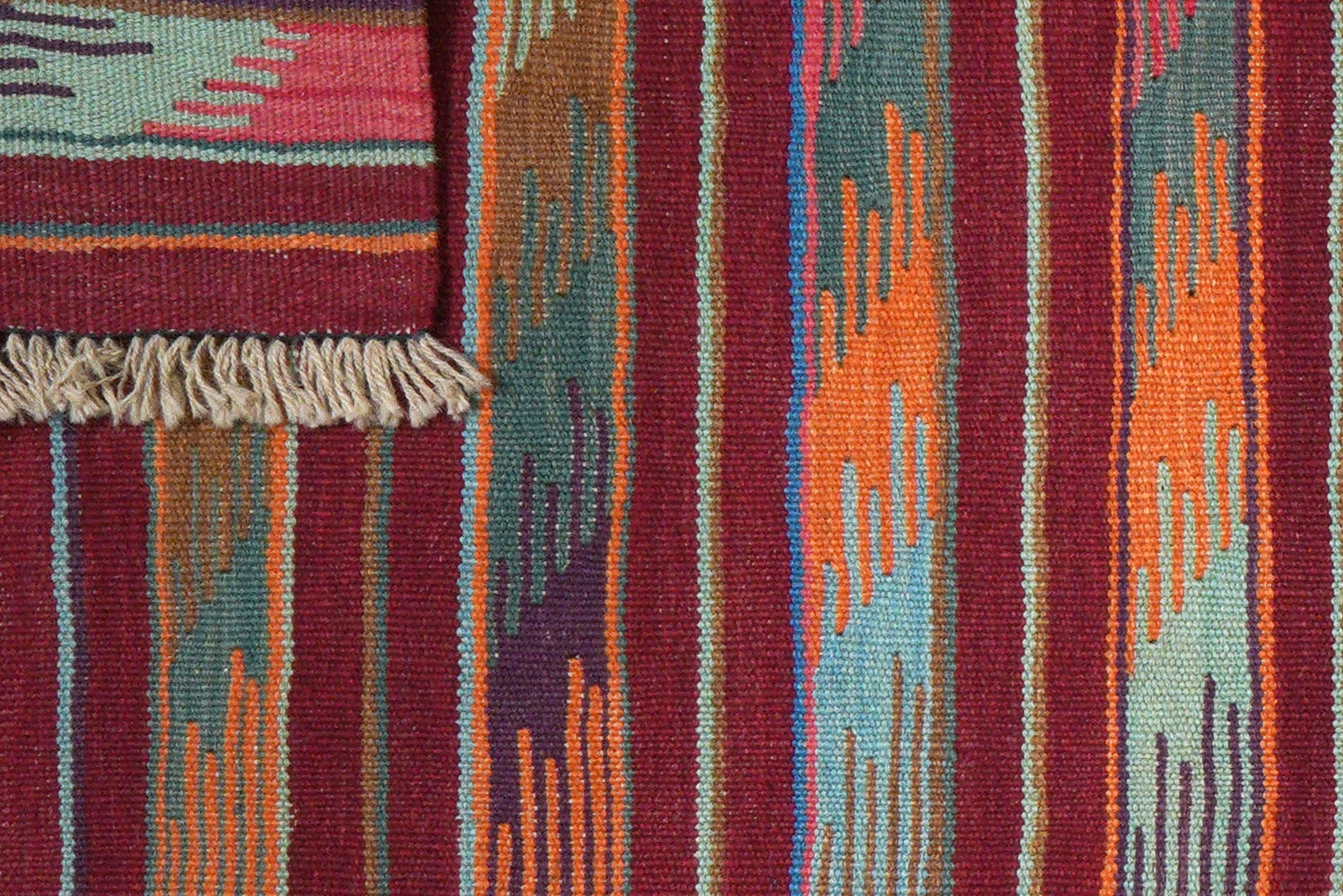 Kelim Gashgai Carpet Wool Multicolored