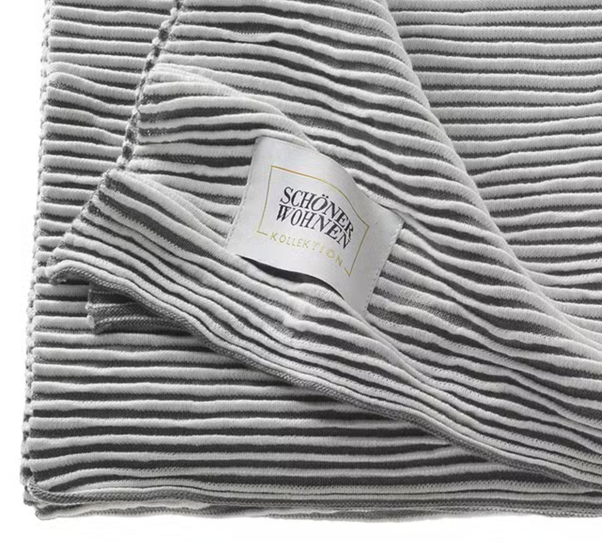 Liv Plaid Baumwolle Grau 180 x 260 cm