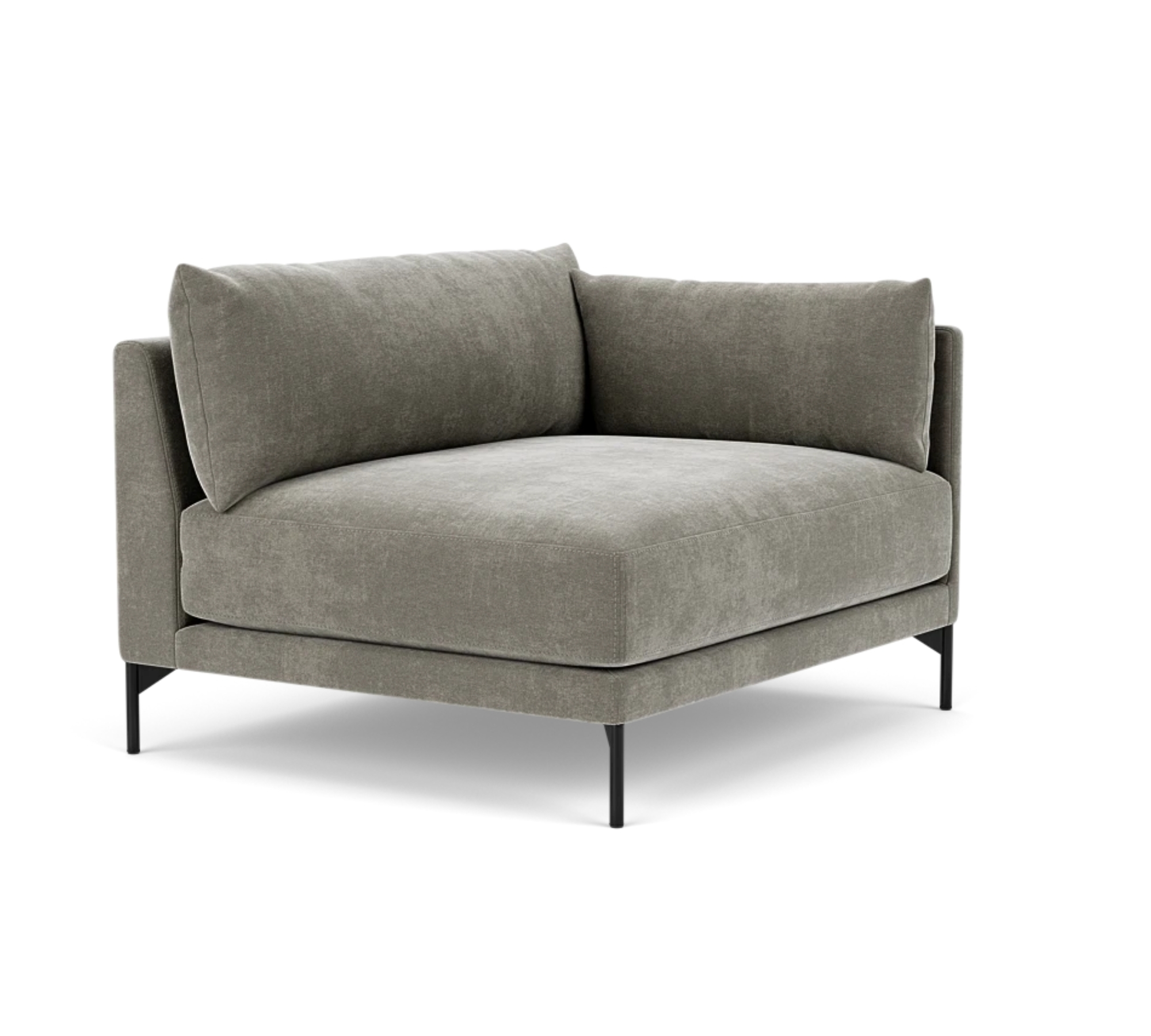 Vincent 1-Sitzer Modul Rechts Planet Grey Green