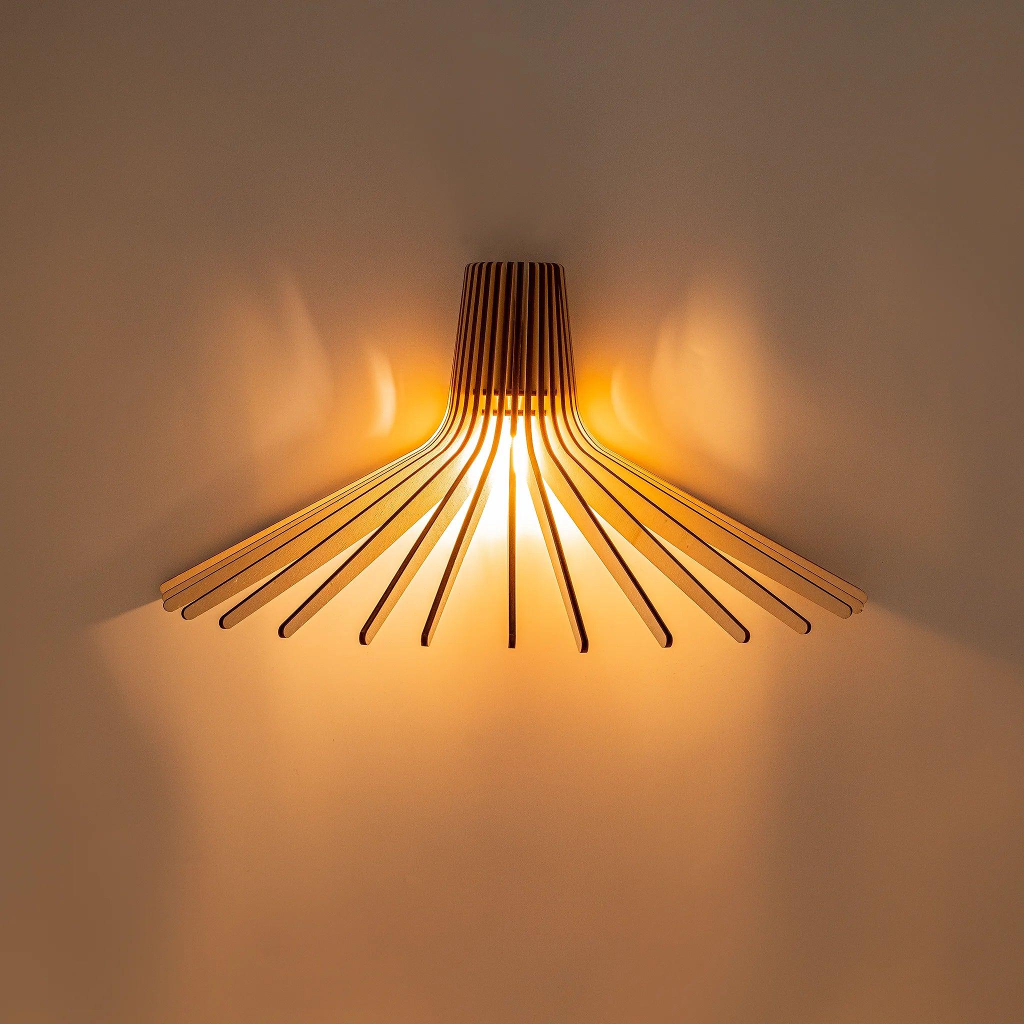 Azur Lampada da parete in legno