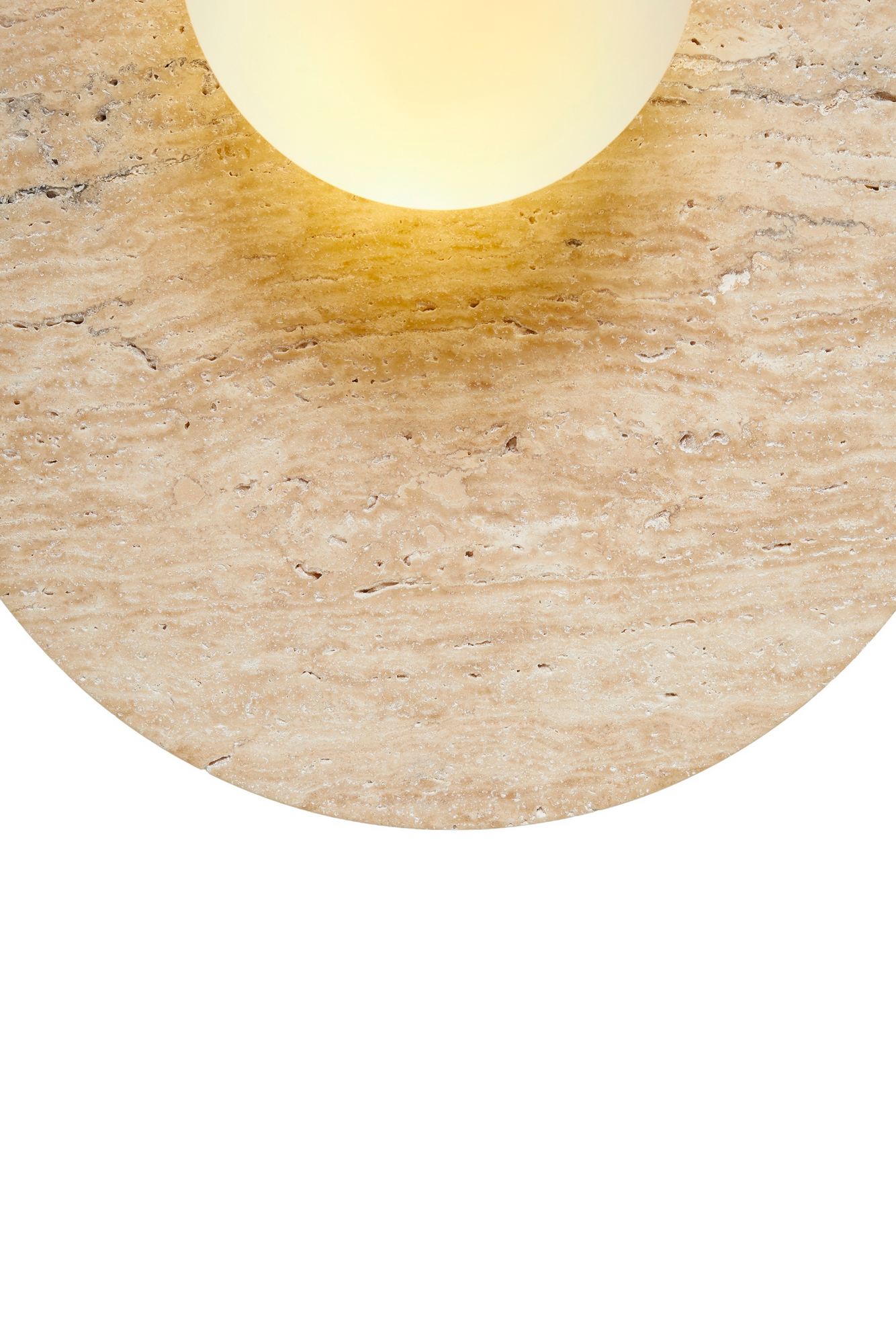 Tor-Look Wandleuchte Creme