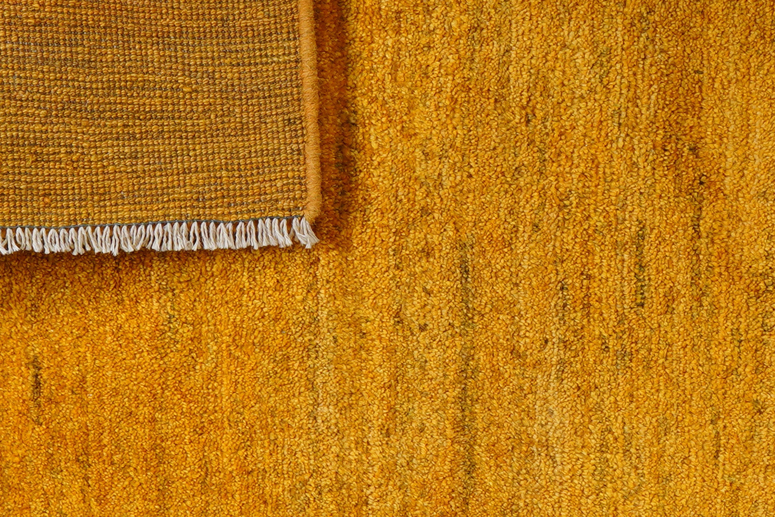 Gabbeh Rug Wool Yellow