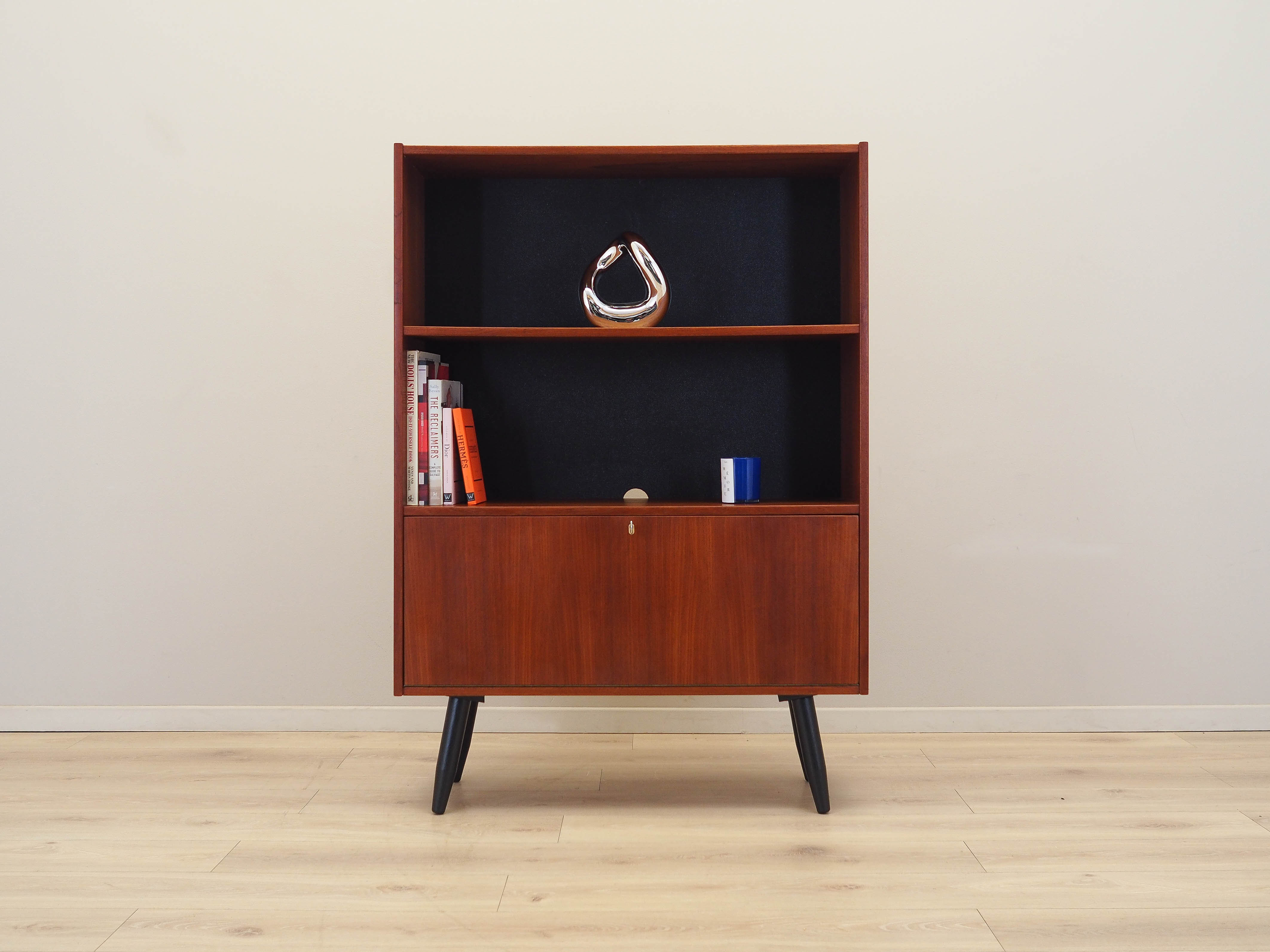 Teak-Bücherregal Braun 1960er Jahre