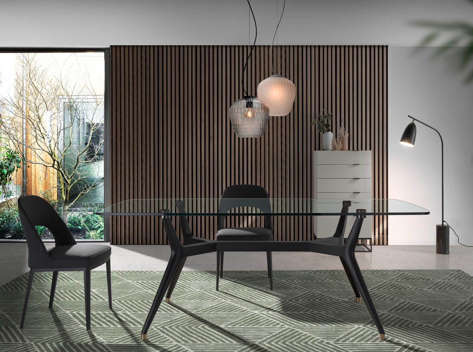 7019 Chiffonier Stahl Grau