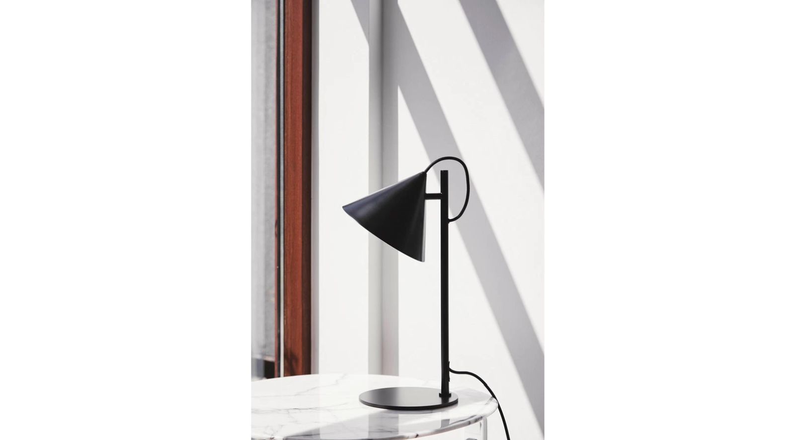 Benjamin Tischlampe Schwarz