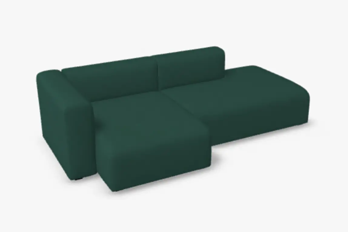 Mags Modulsofa Samt Lola Dark Green