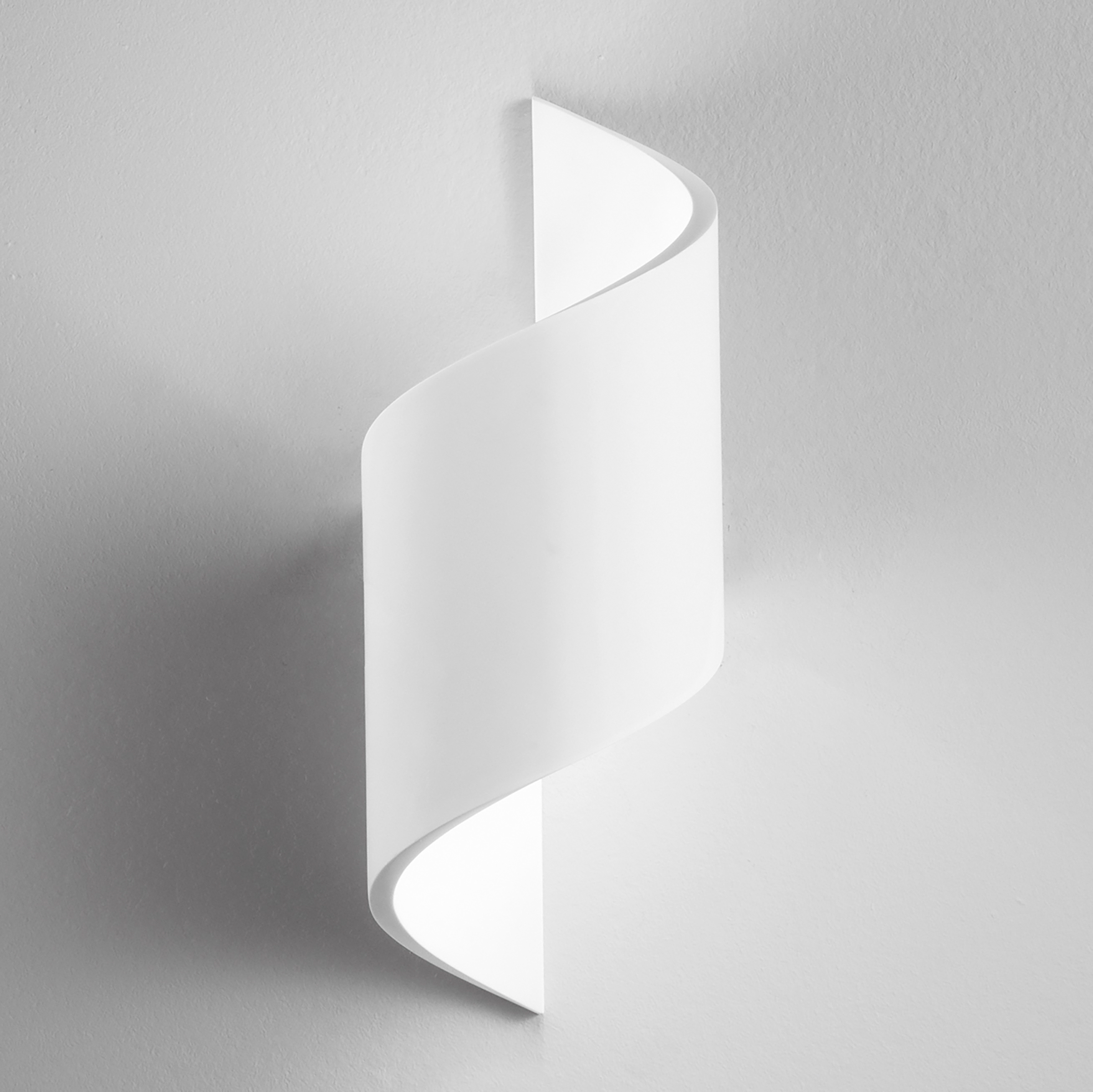 Wall lamp 1-Light Spiral Plaster
