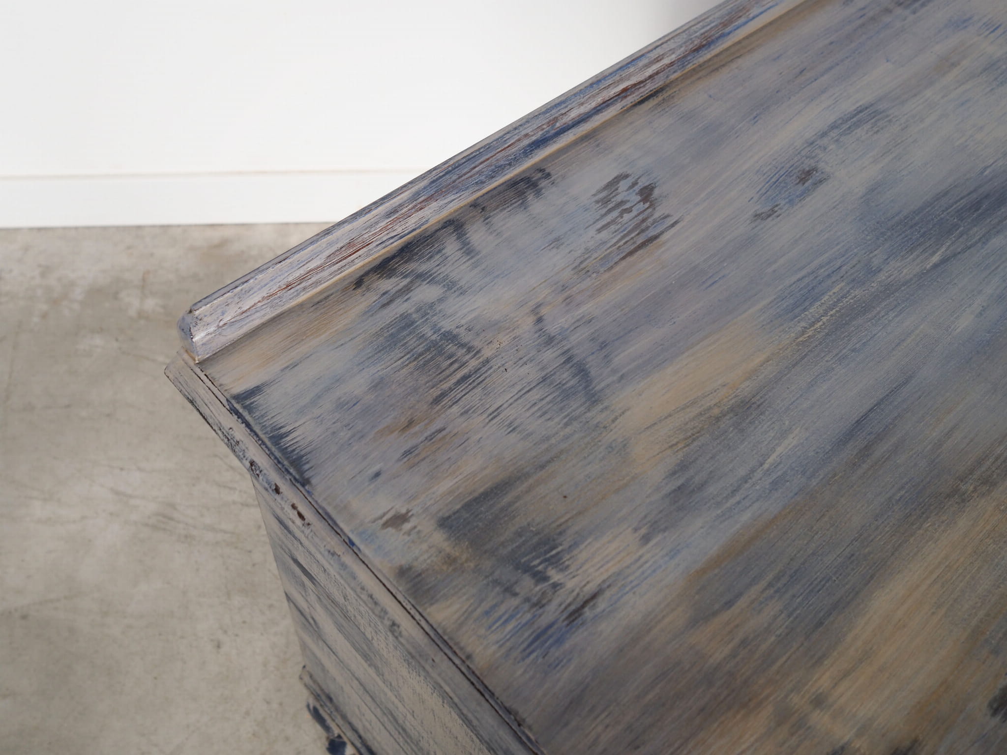 Vintage desk Pine grey 1960s