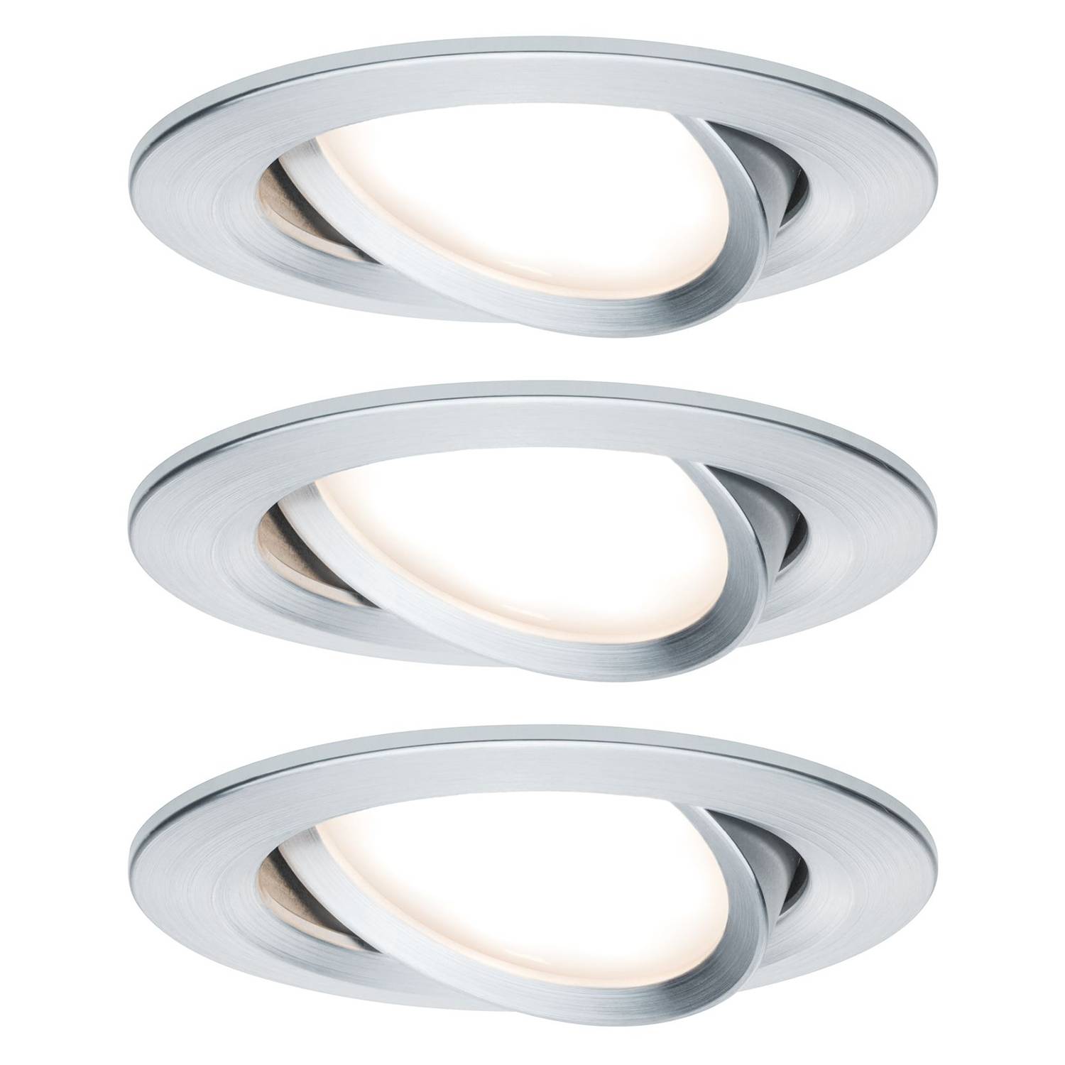 LED-Einbauleuchte Nova VIII Silber