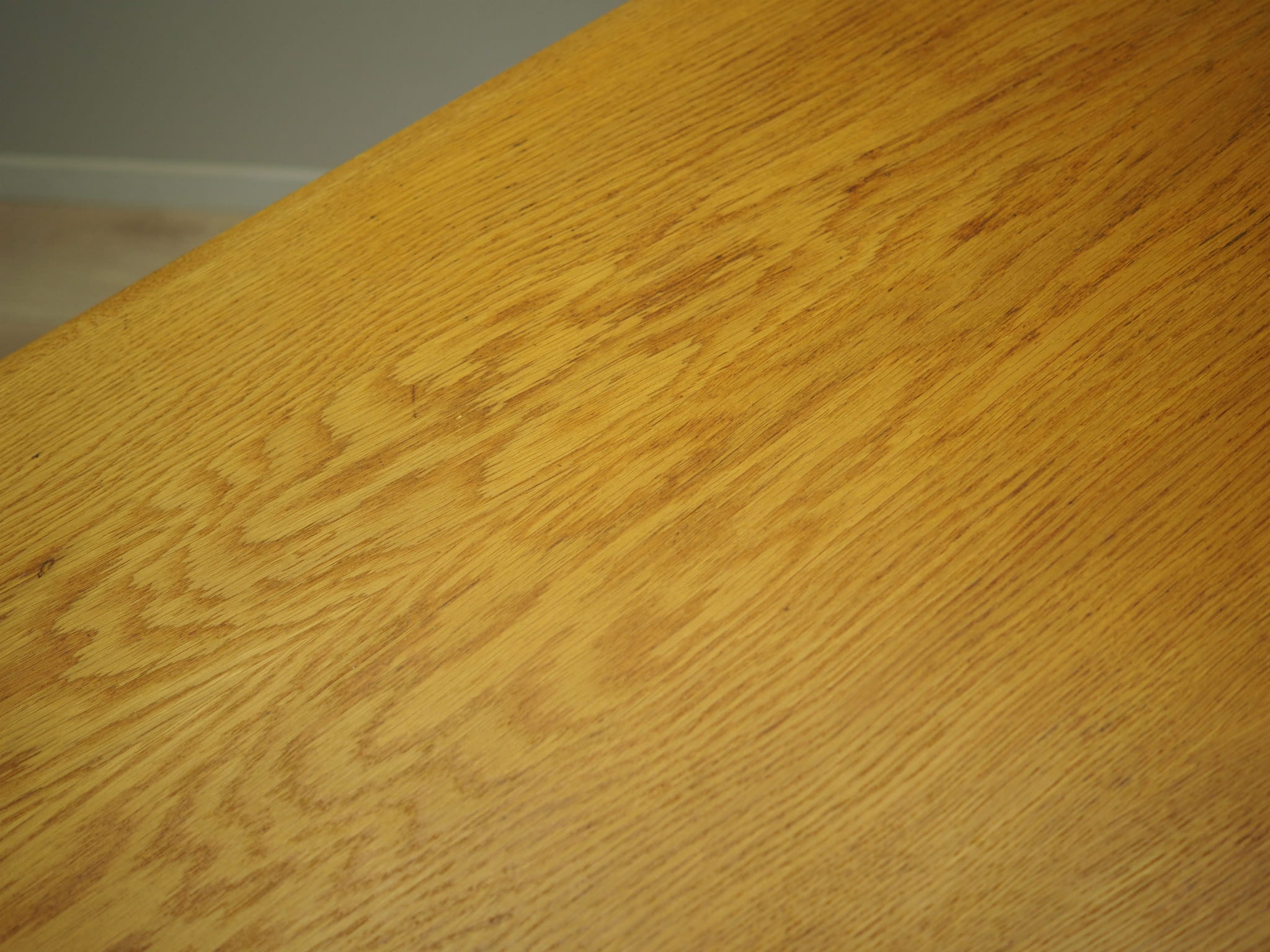 Dining table ash wood 1970s