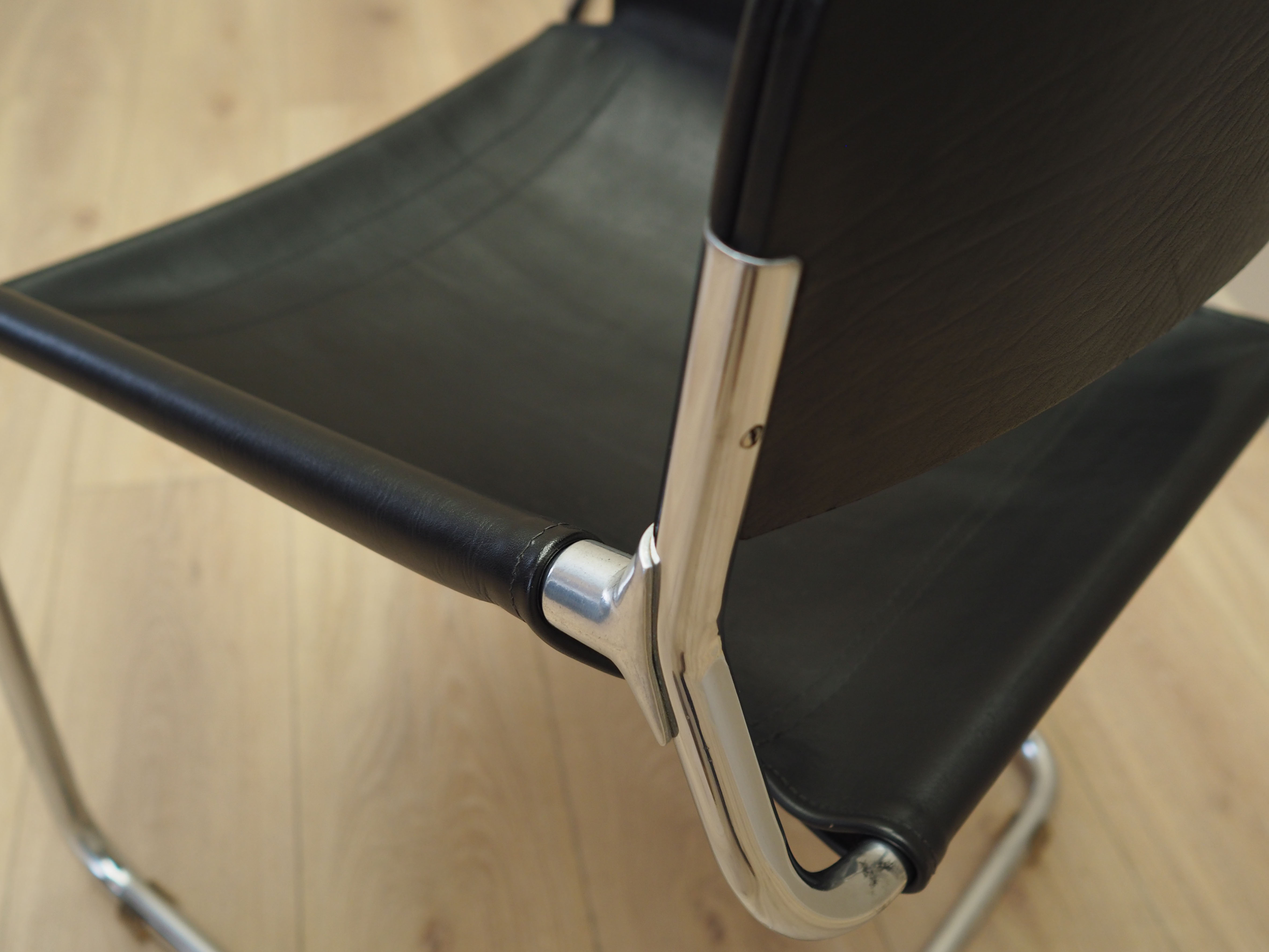 Dining chair leather 1970s