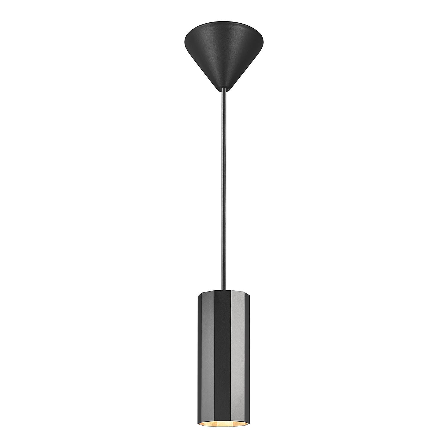 Alanis Pendelleuchte Aluminium Schwarz 1-flammig