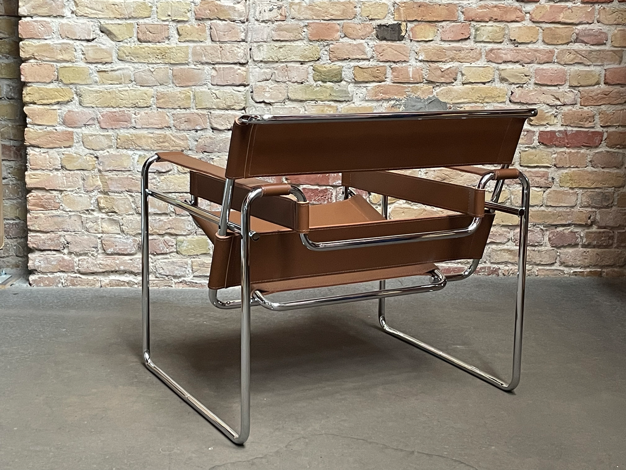 Wassily Chair Stuhl Leder Braun 