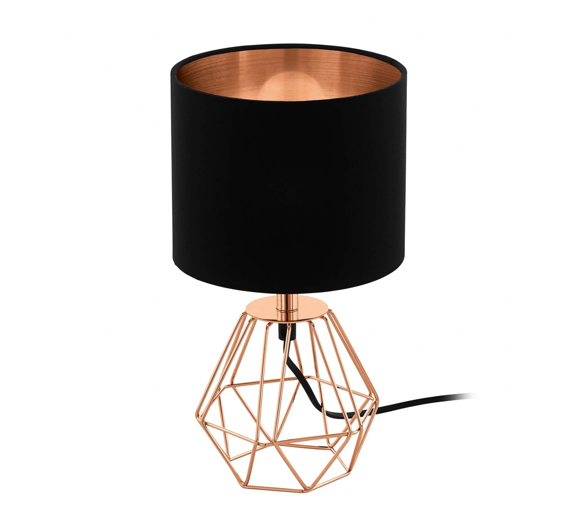 Table lamp Carlton fabric / steel 1-bulb