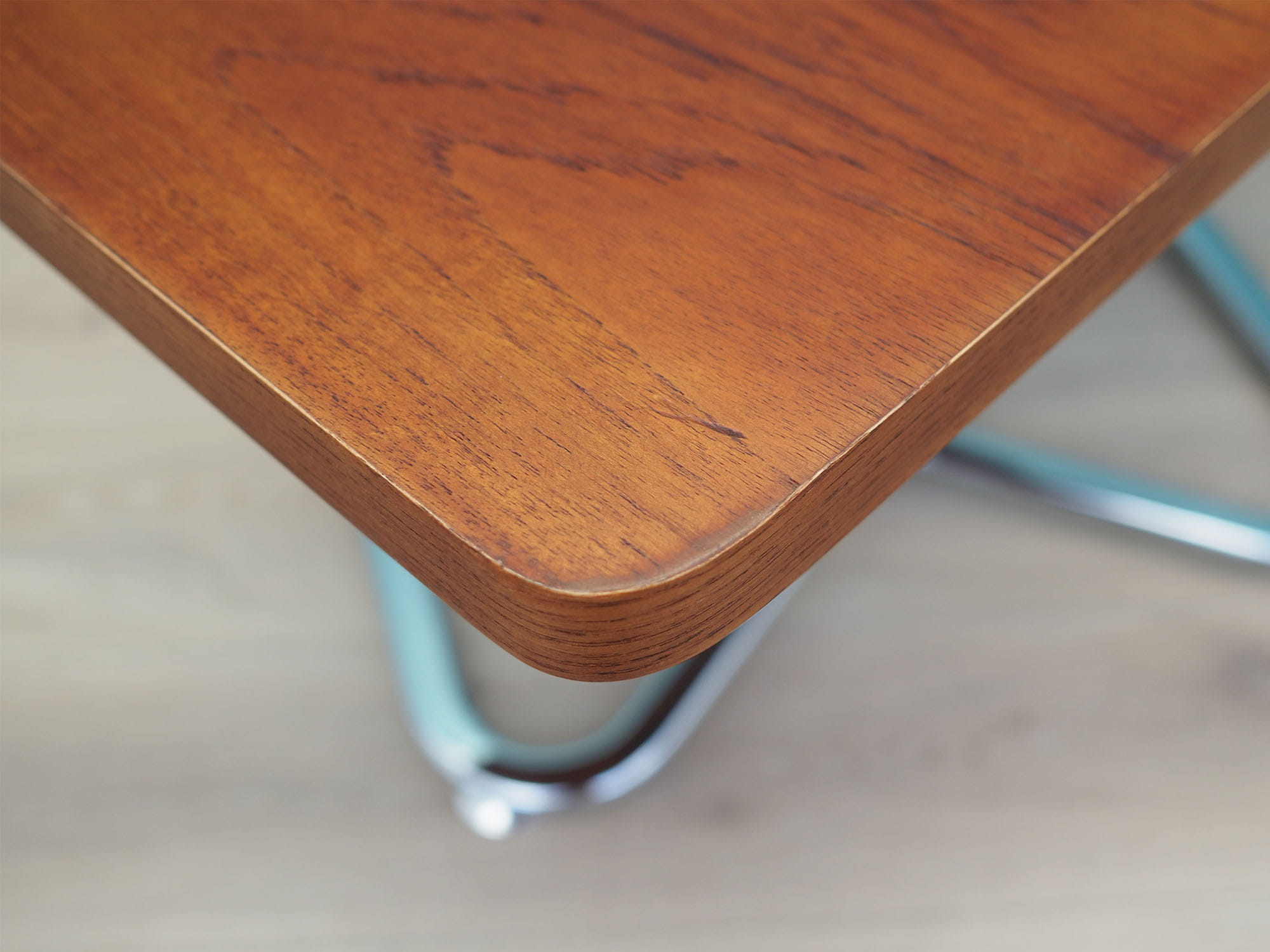 Vintage Coffee Table Teak Wood Brown 1970s