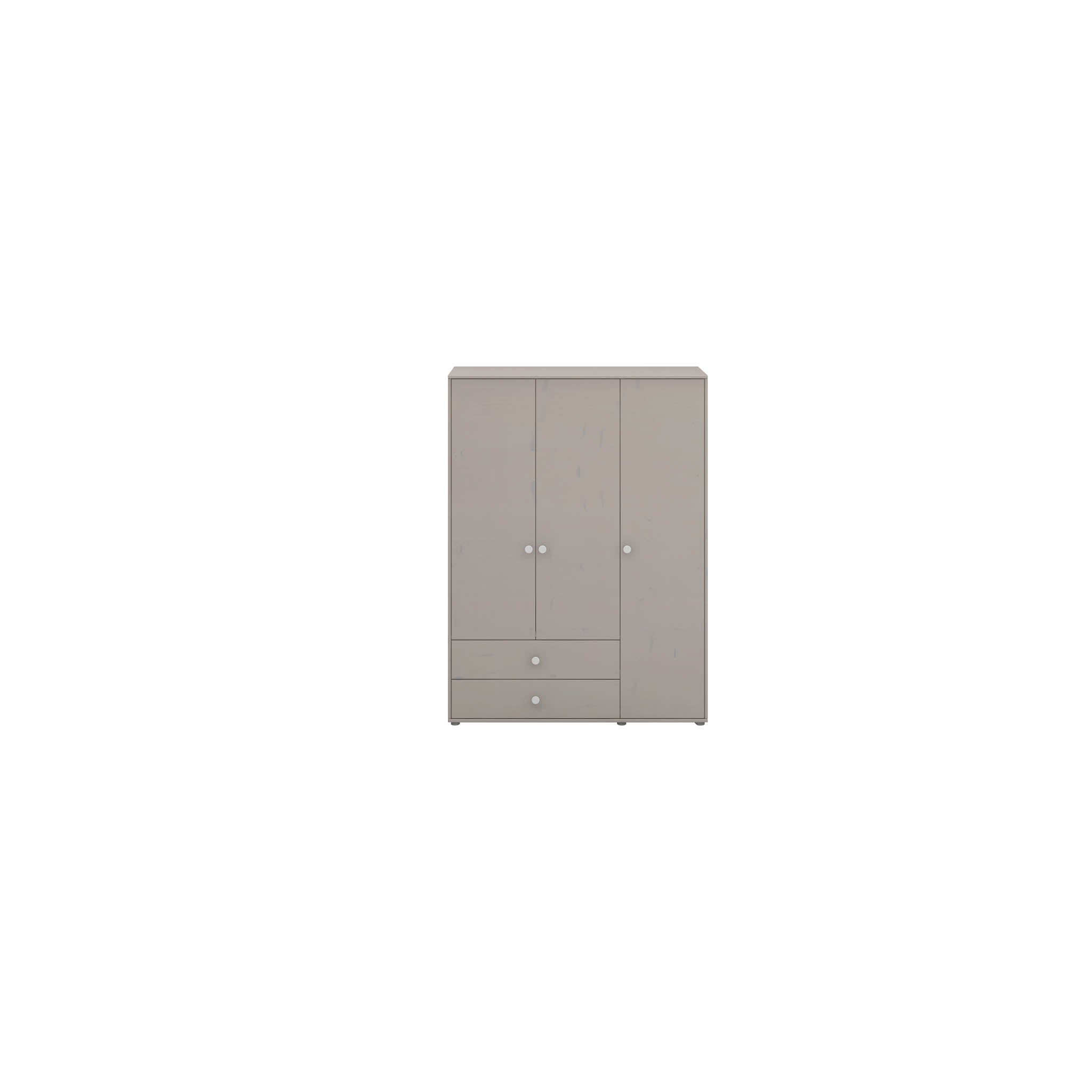 Kleiderschrank Extra Hoch Holz Grau