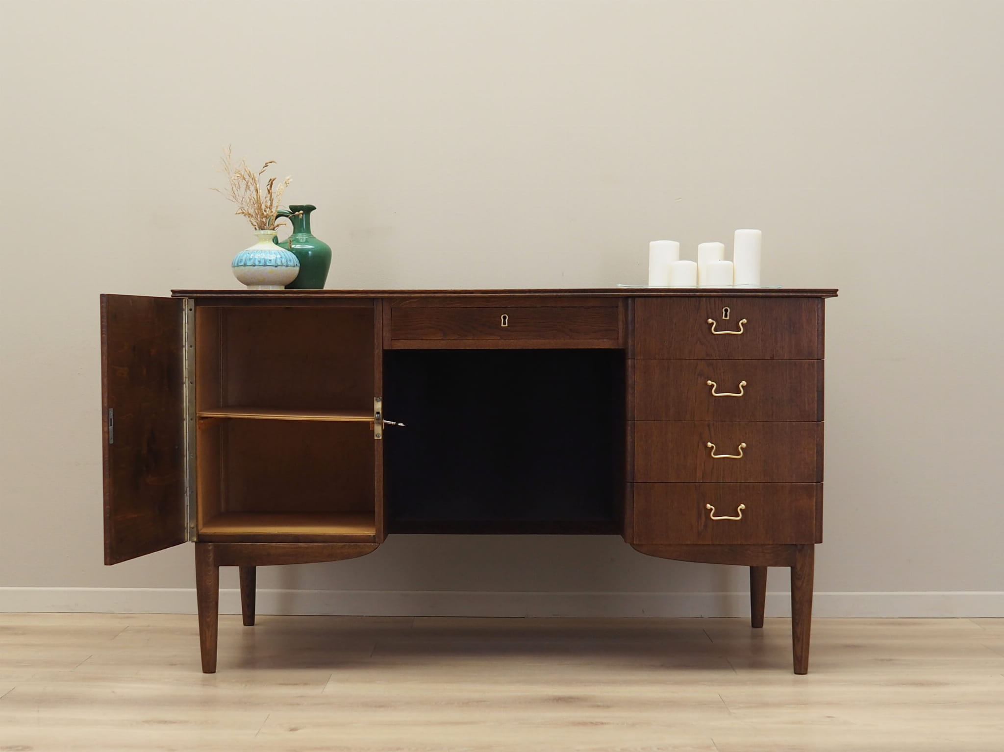 Desk Wood Brown 1970s