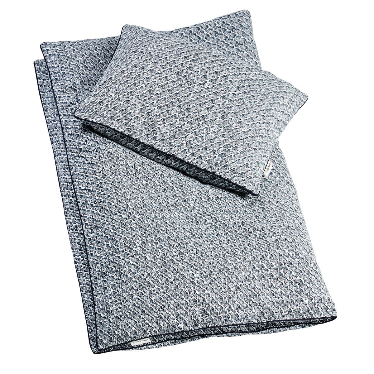 Biancheria da letto baby in cotone biologico (70x80 cm) Blu oceano