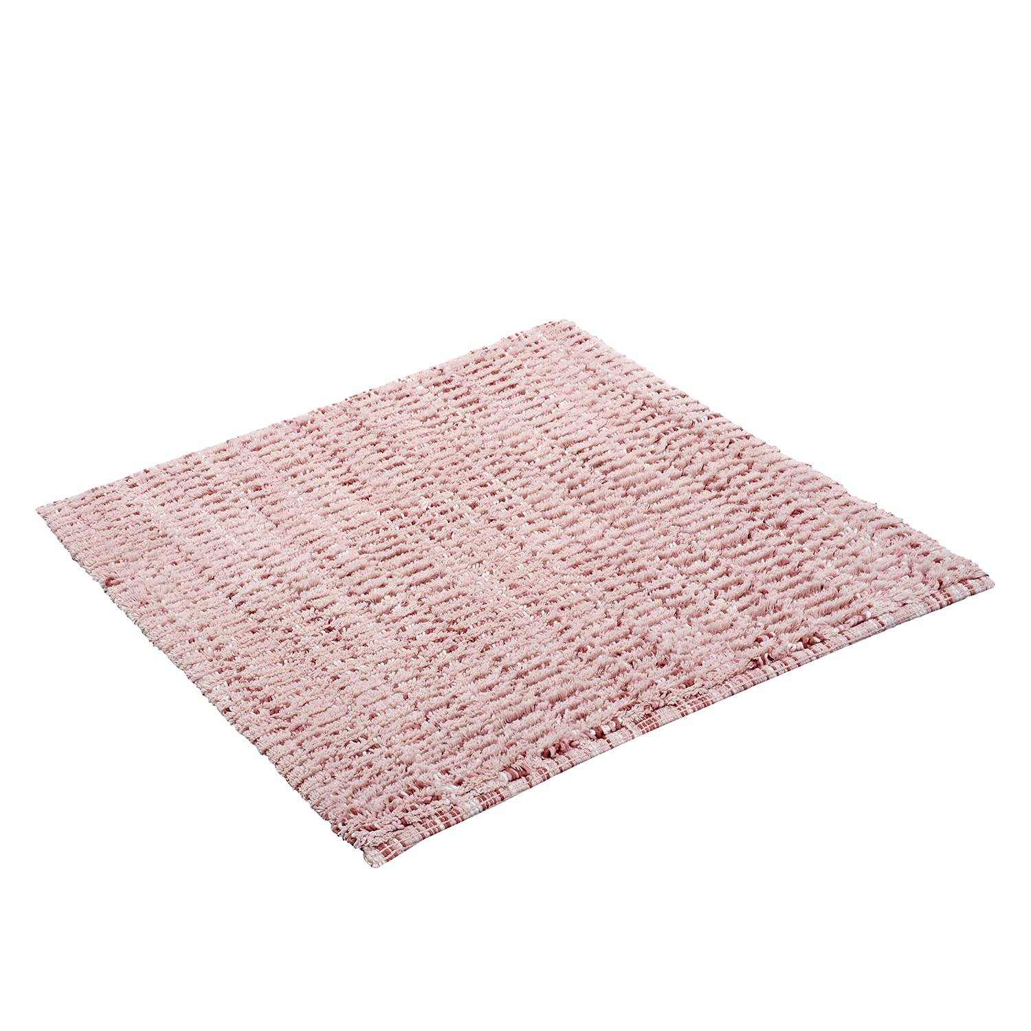 Badteppich Sway Baumwollstoff Rosa 60 x 60 cm