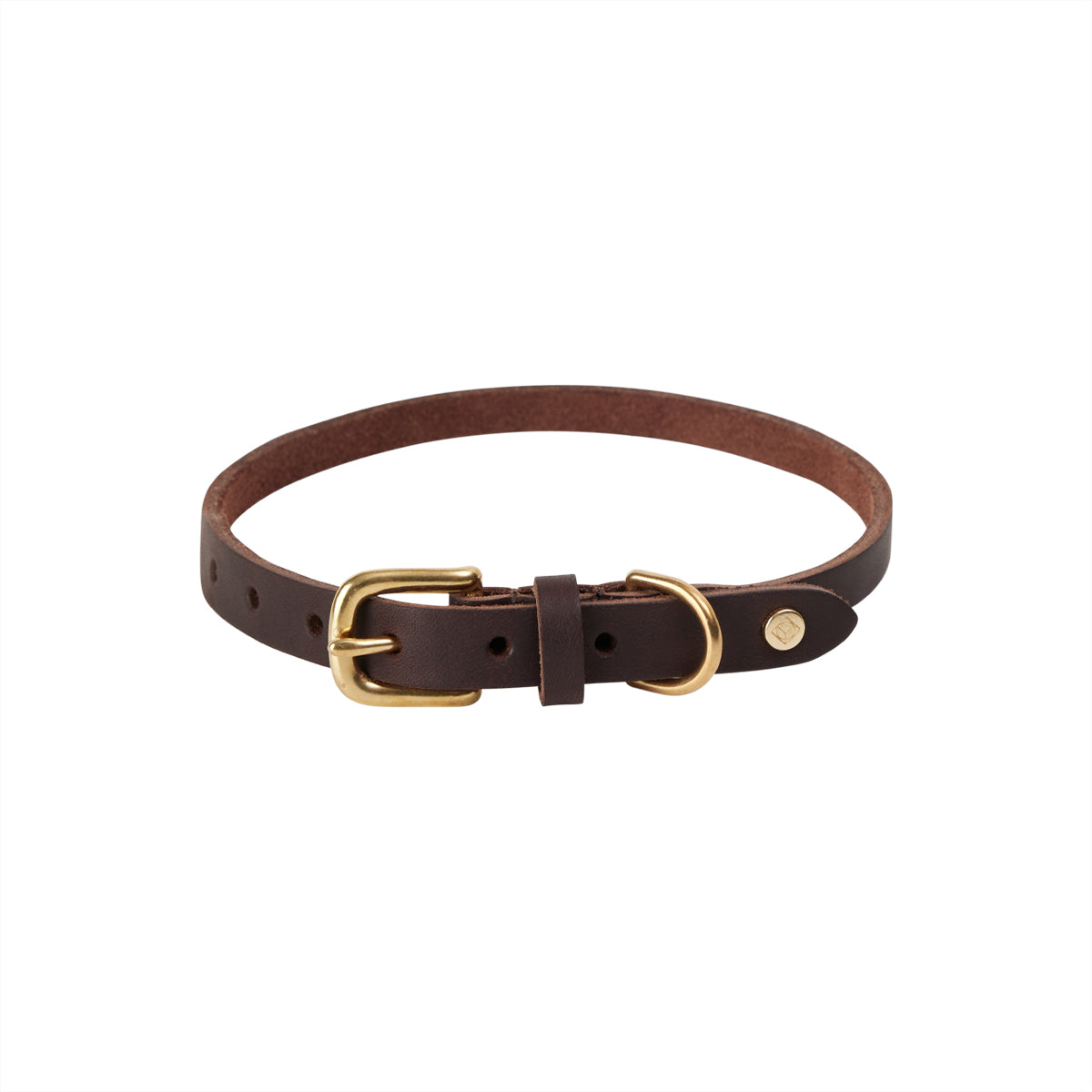 Robin Hundehalsband Leder Braun