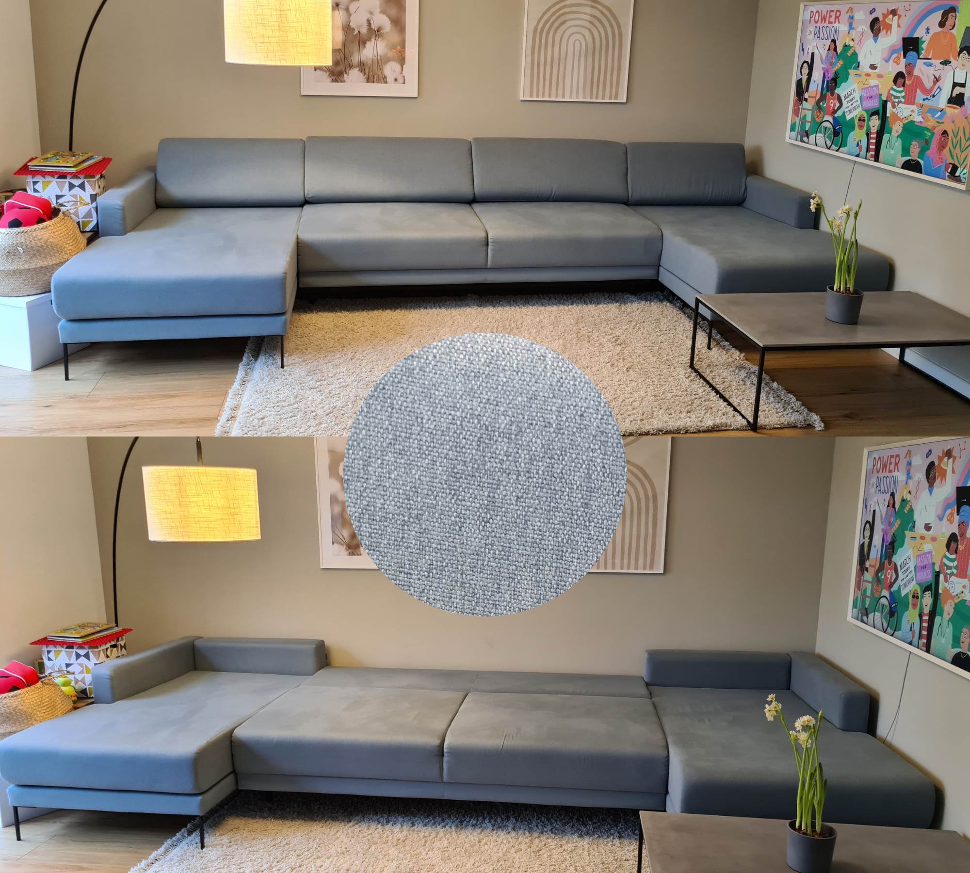 Tyme Sofalandschaft Cotton Turquoise