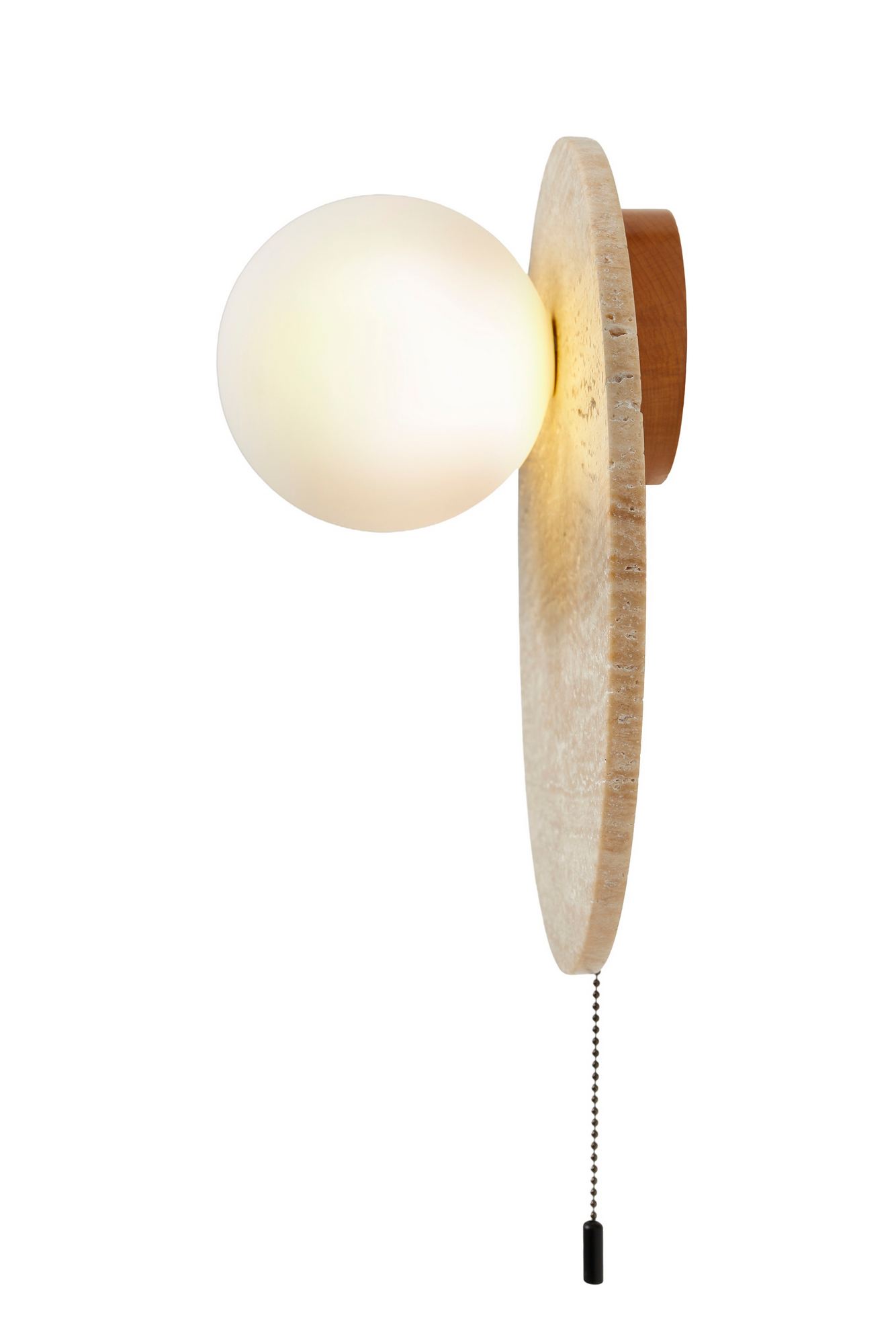 Tor Wall Lamp Travertine Cream