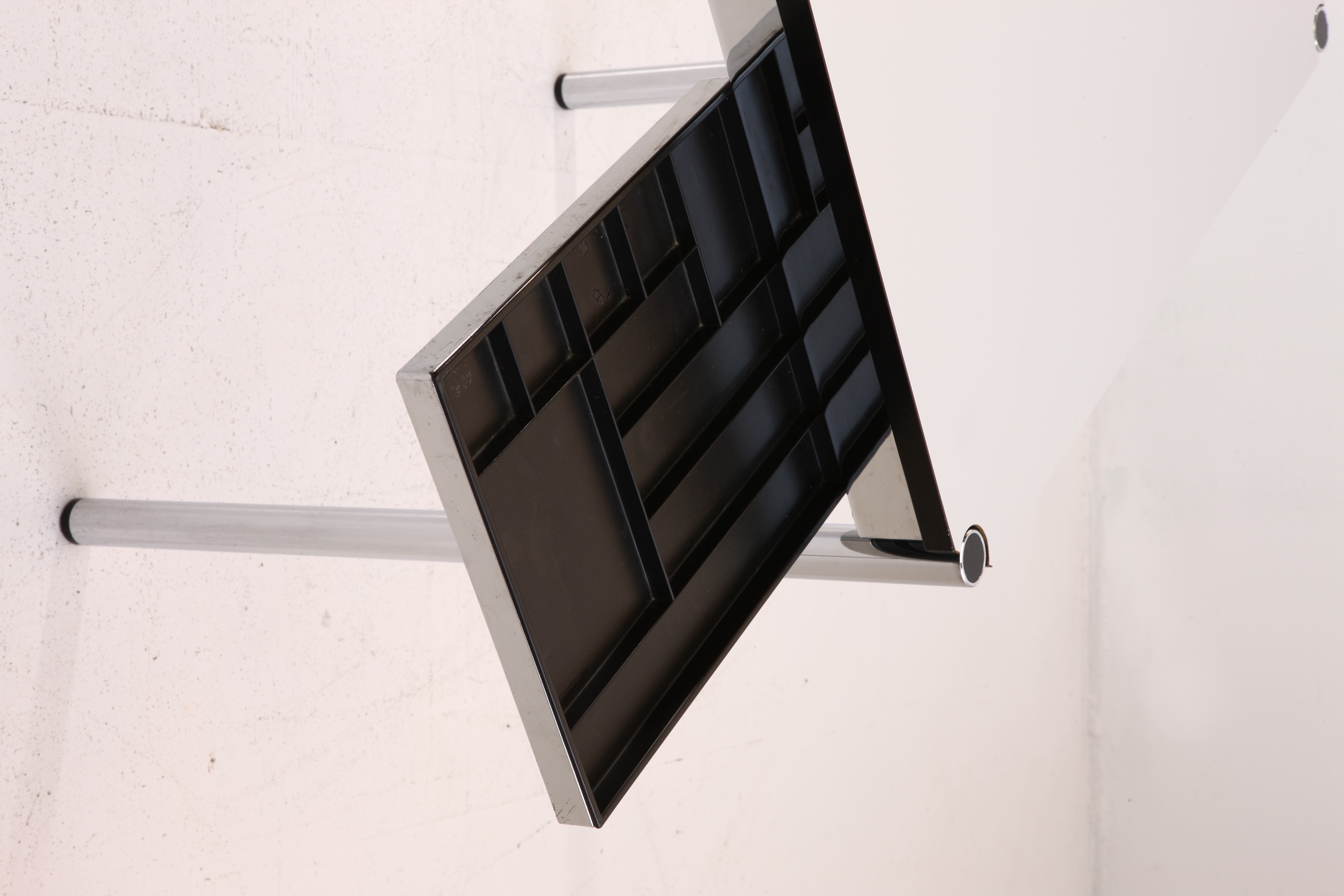 Schreibtisch mit Schiebeschublade Silber