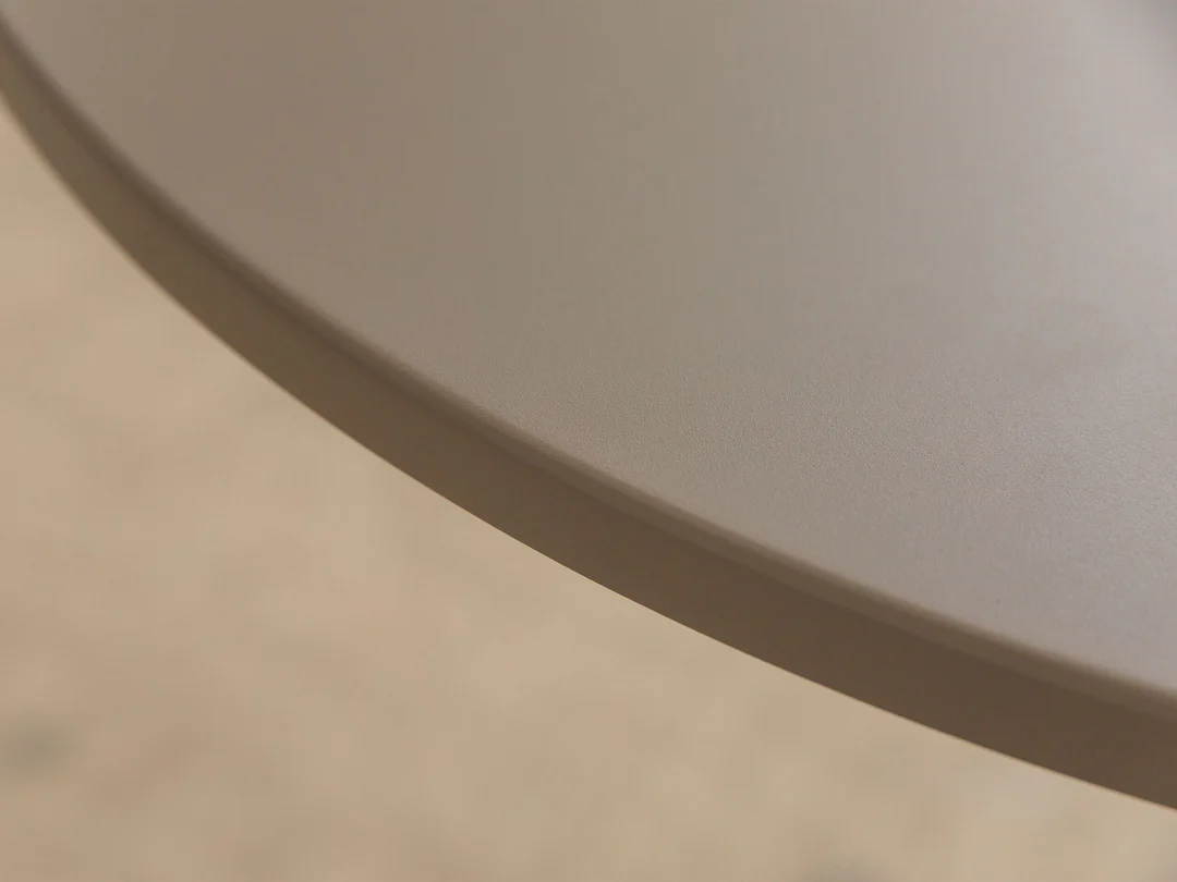 Figueral Gartentisch 2-Sitzer Metall Beige