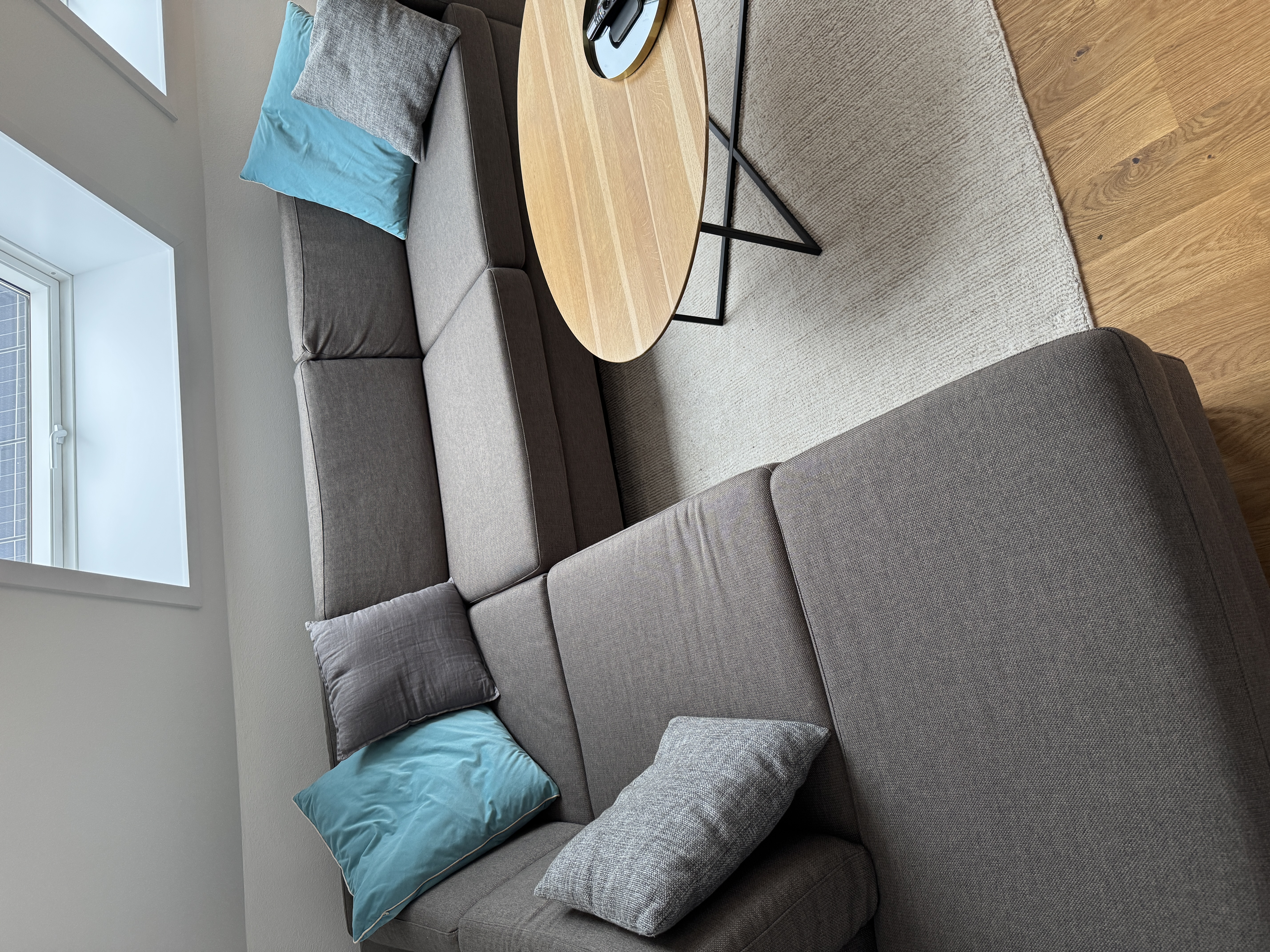 BOLID Scandinavia 5-Sitzer Ecksofa Grau