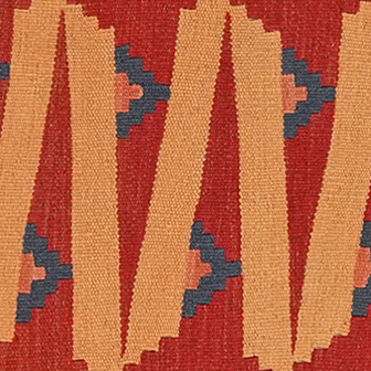 Kilim Gashgai Teppich Braun