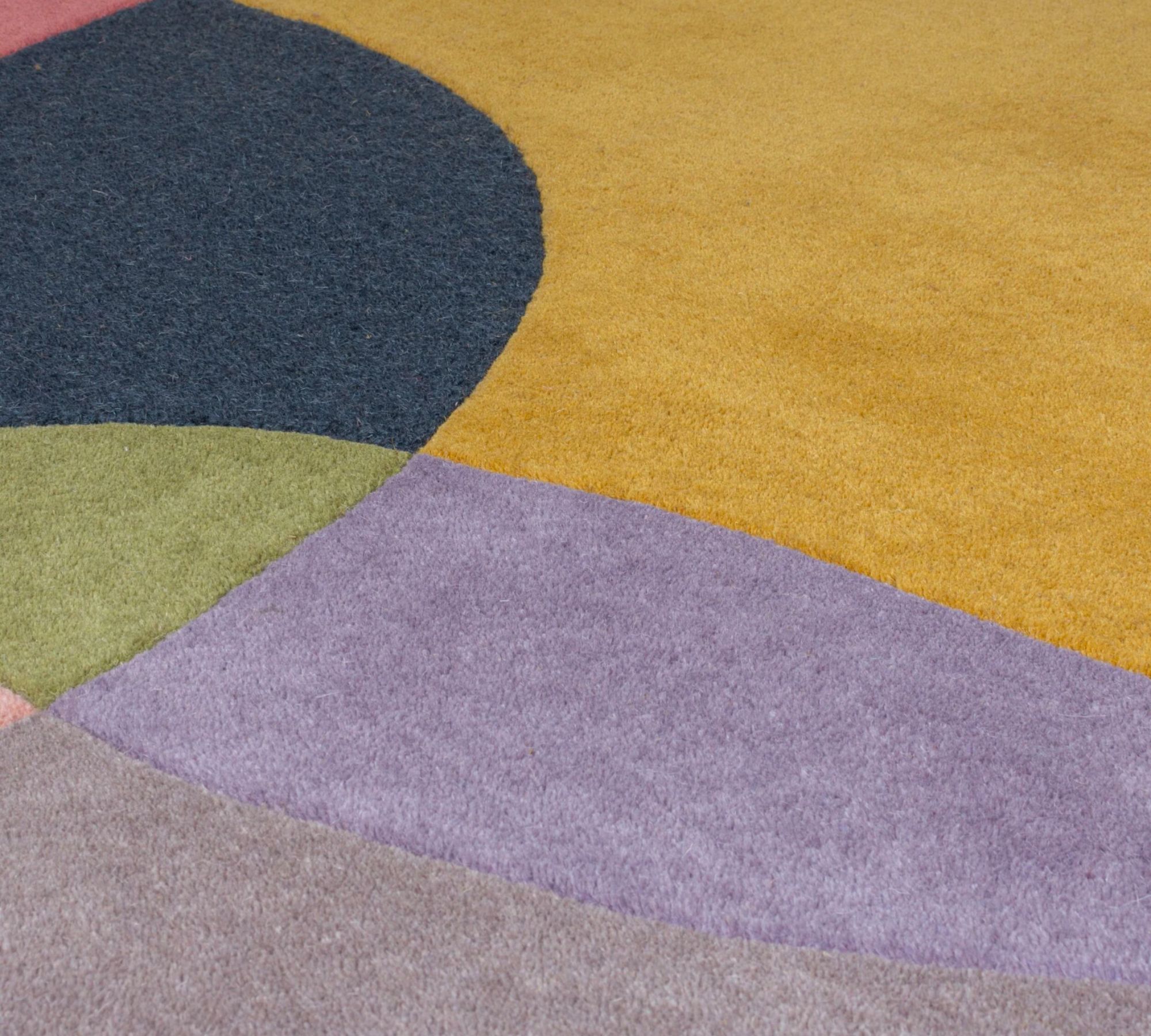 Wollteppich Mehrfarbig 120 cm x 170 cm