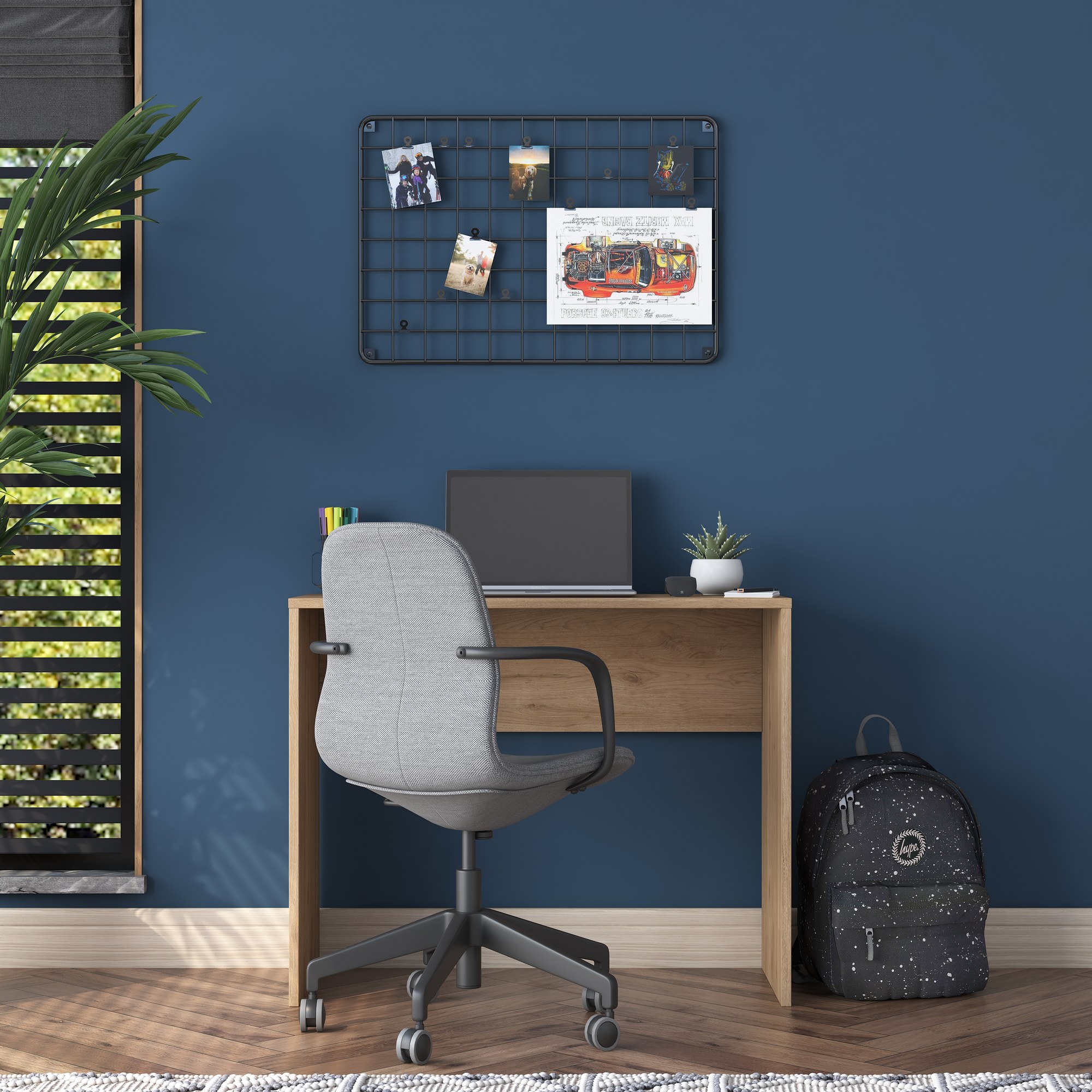 Ha114 Desk Wood veneer