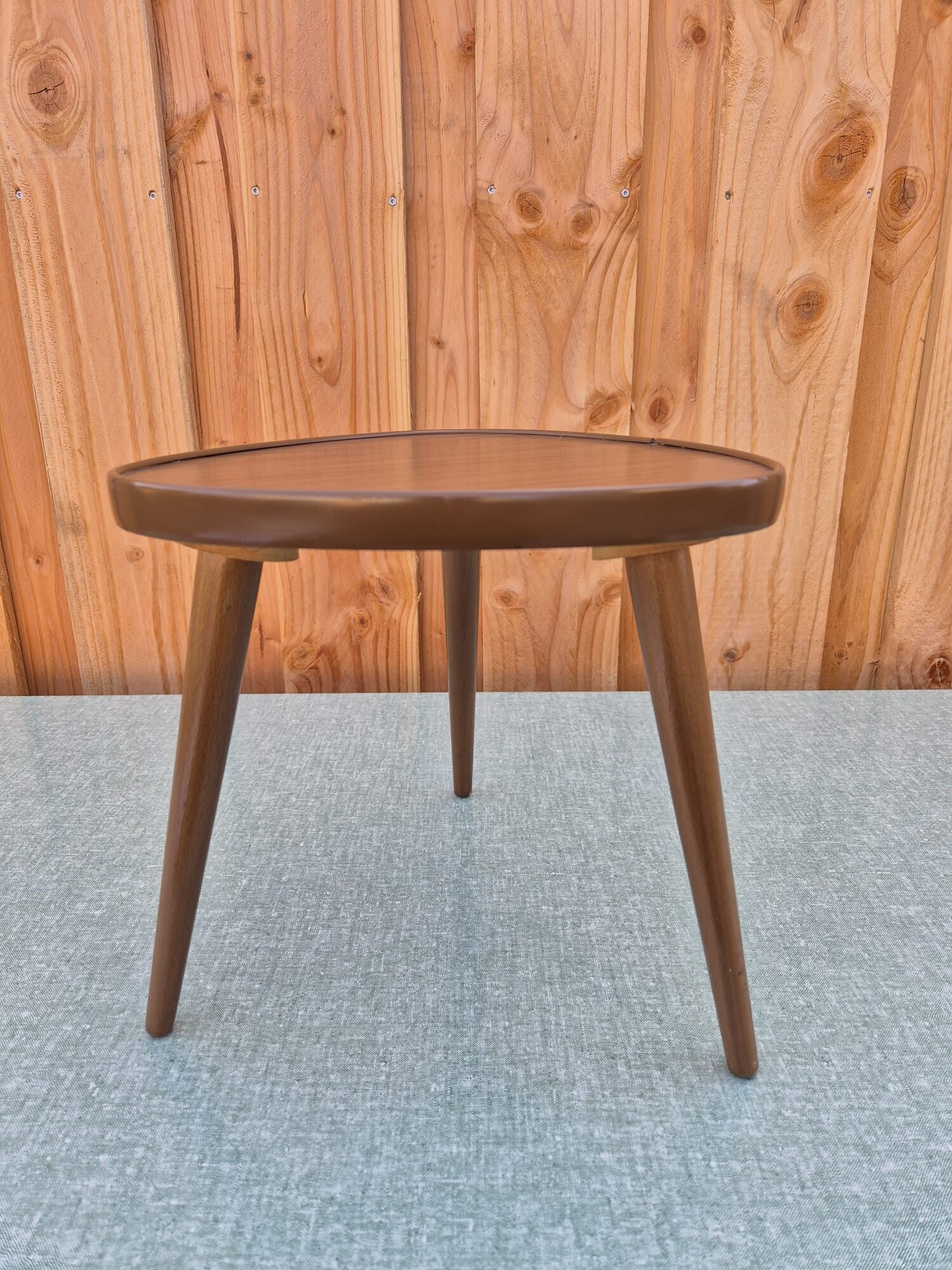Vintage Pflanztisch Holz Braun 