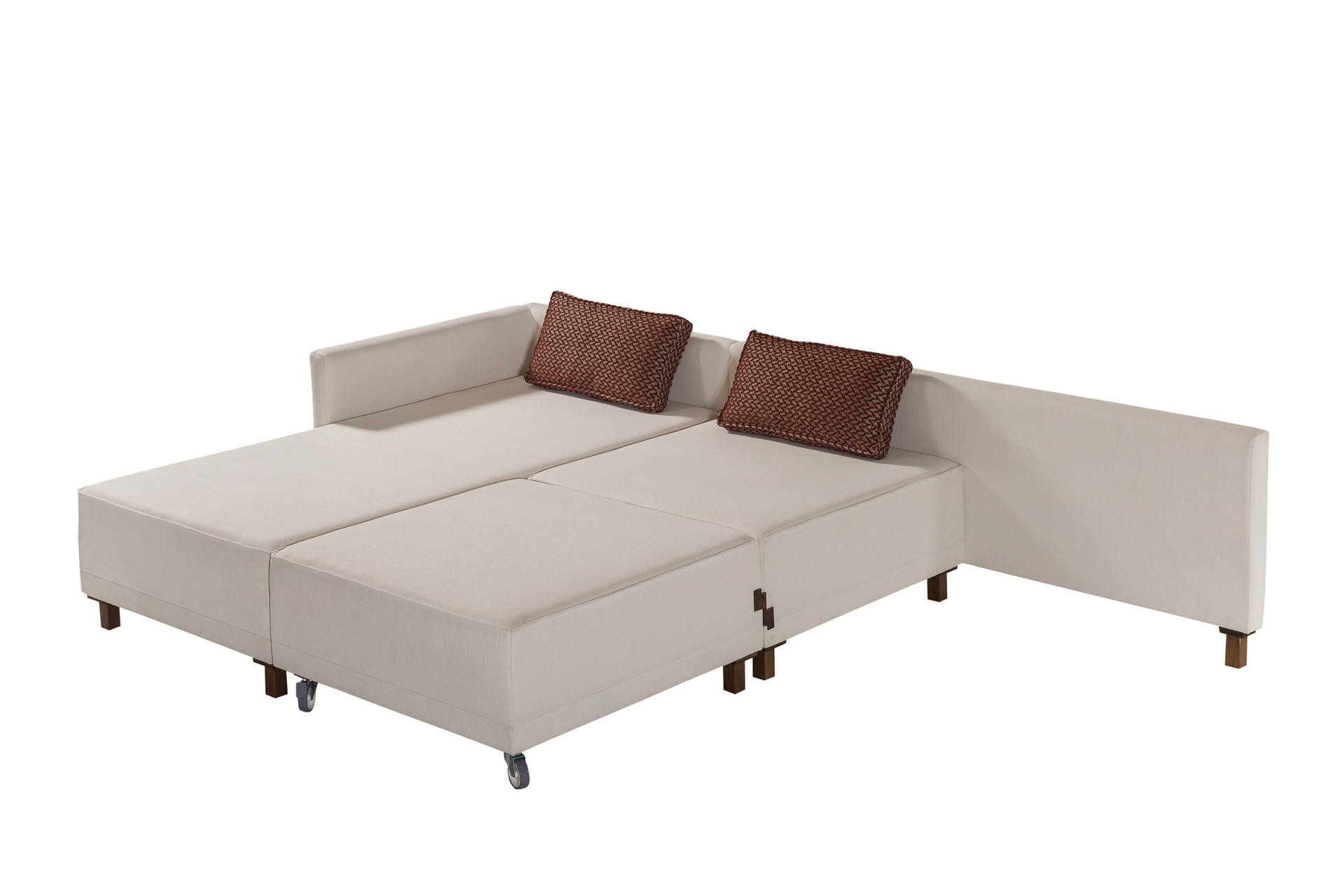 Matris Left Eckschlafsofa Beige