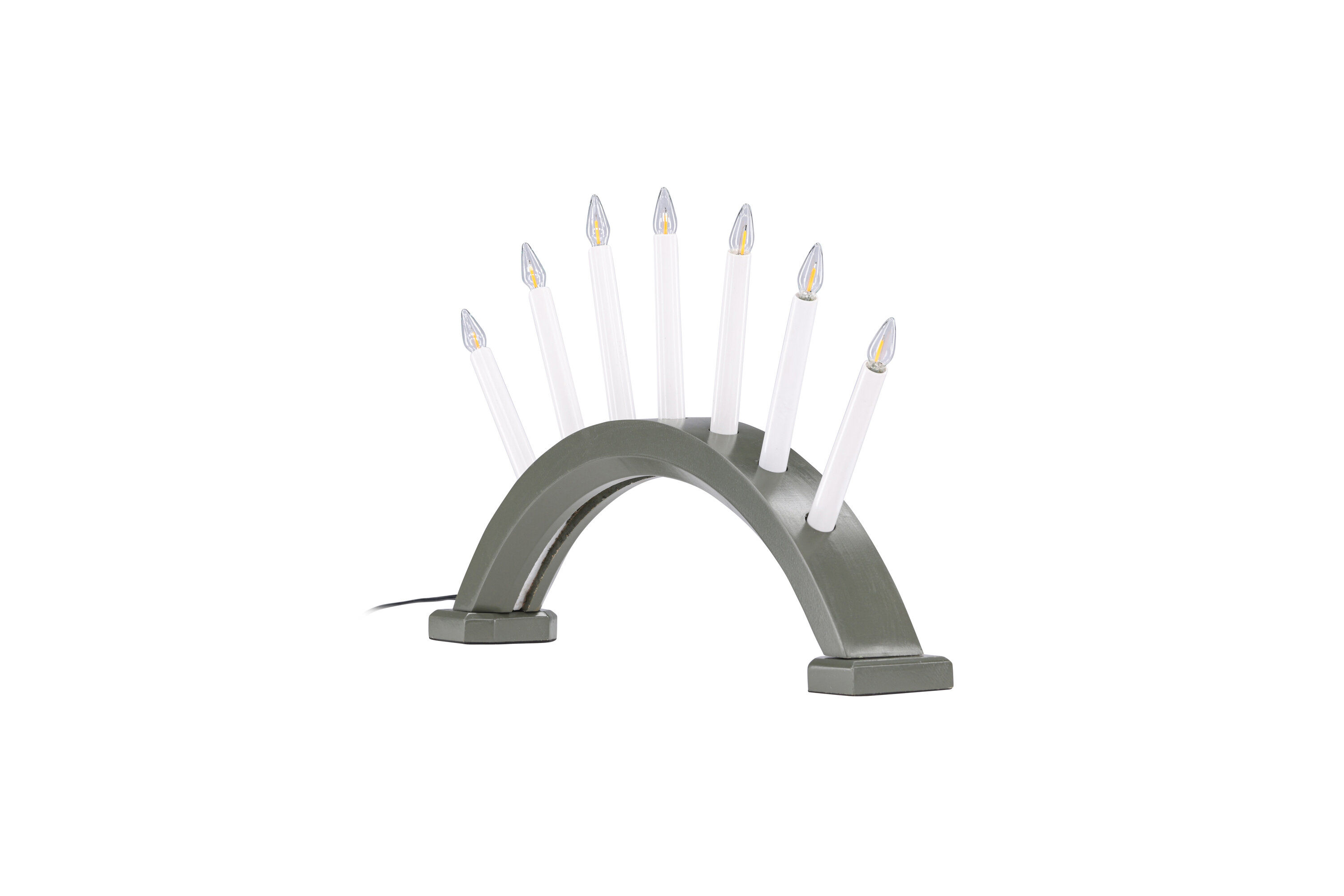 Kebnekaise Tischlampe Kiefernholz Grün Weiß