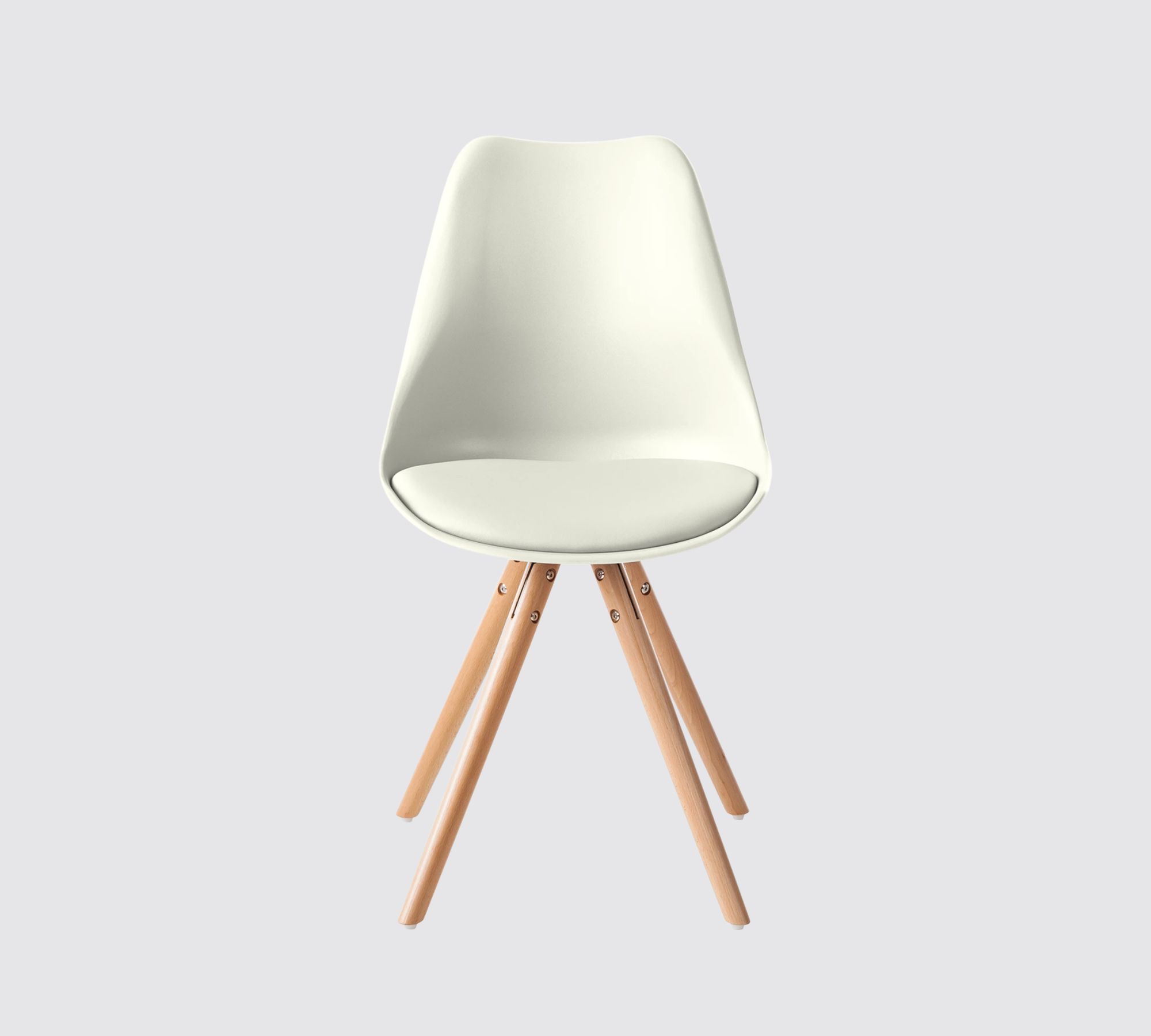2x Dining chair White