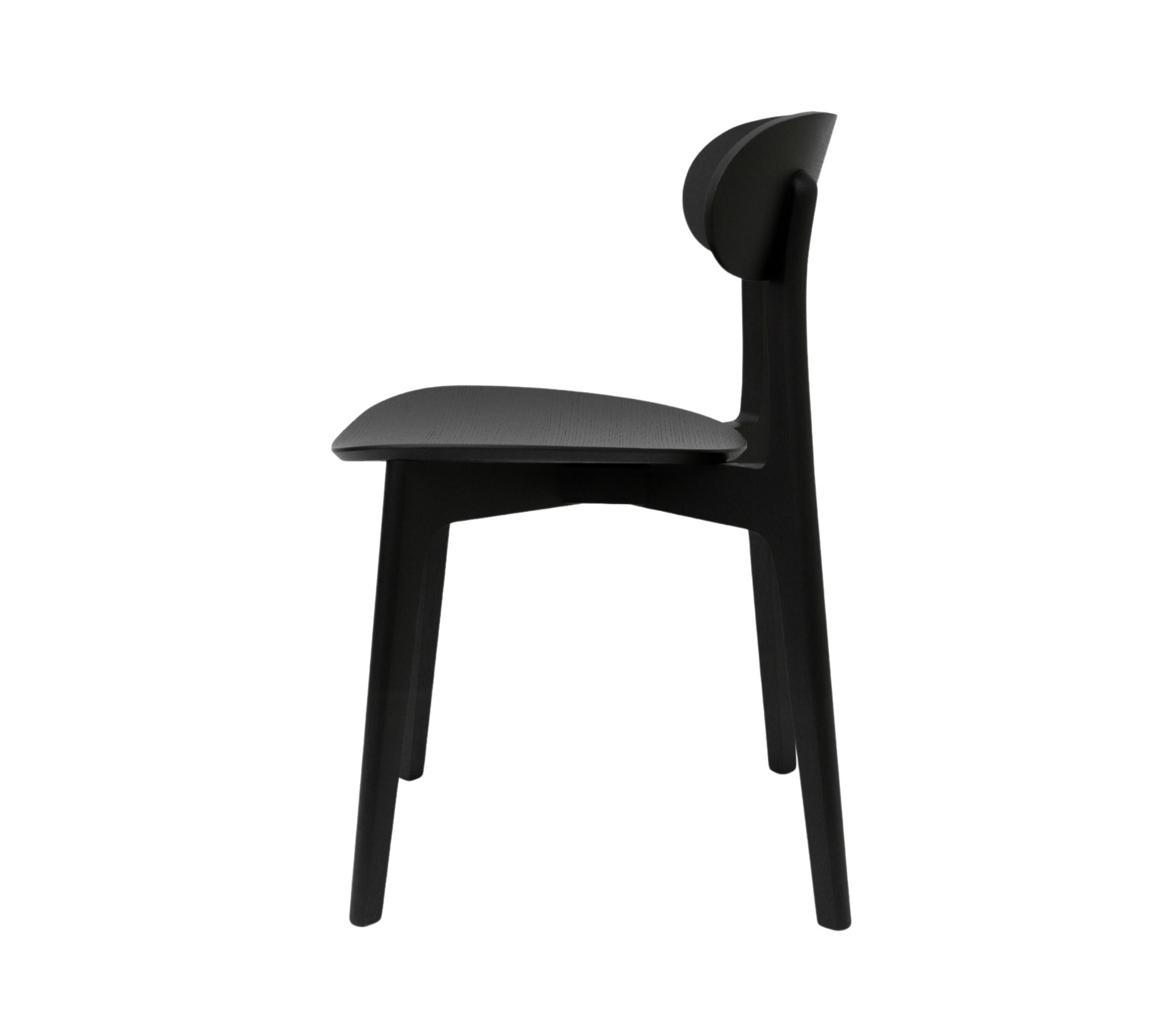 2x Gem Chair Wood Black