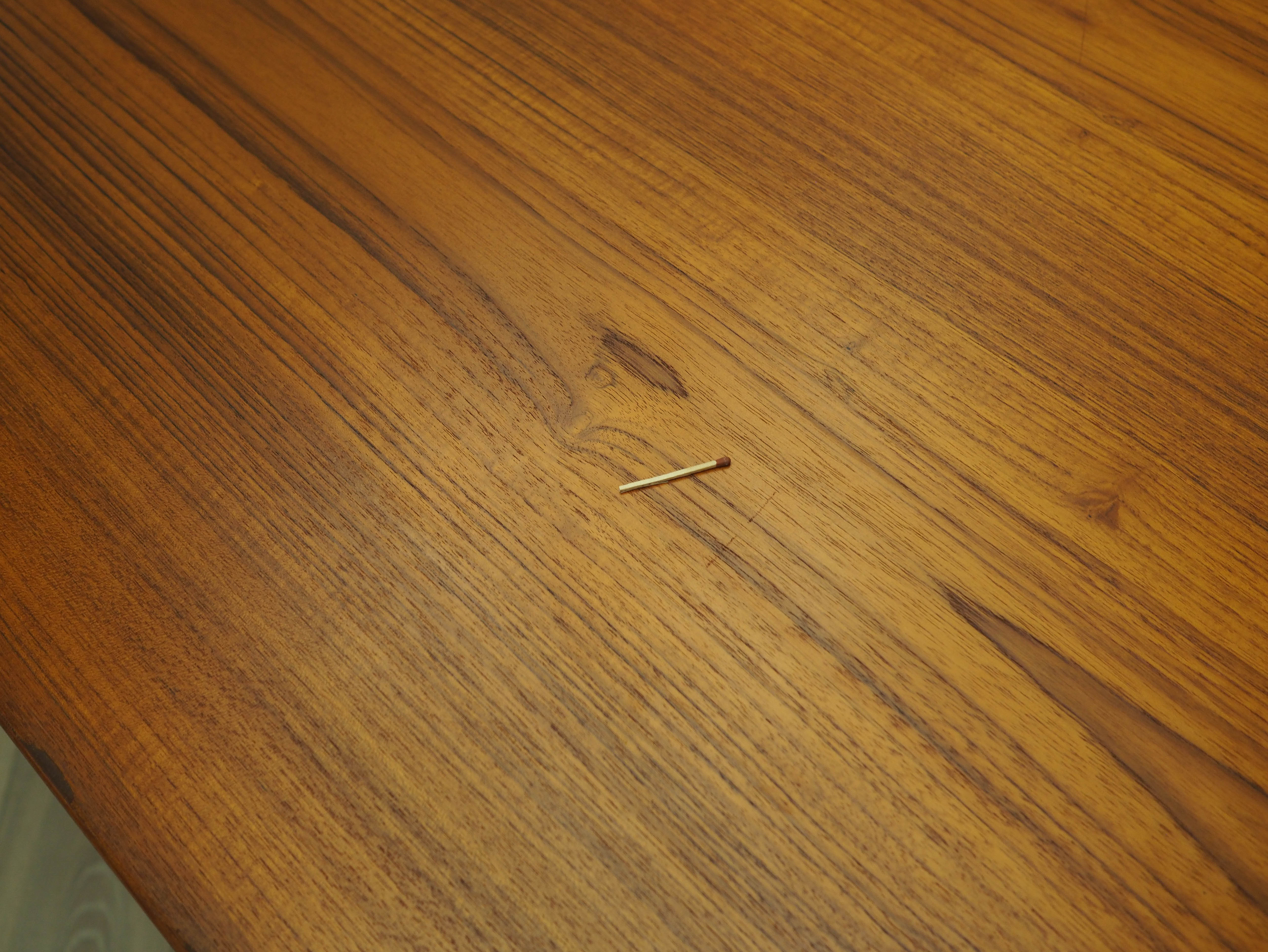 Teaktisch Braun 1970er Jahre