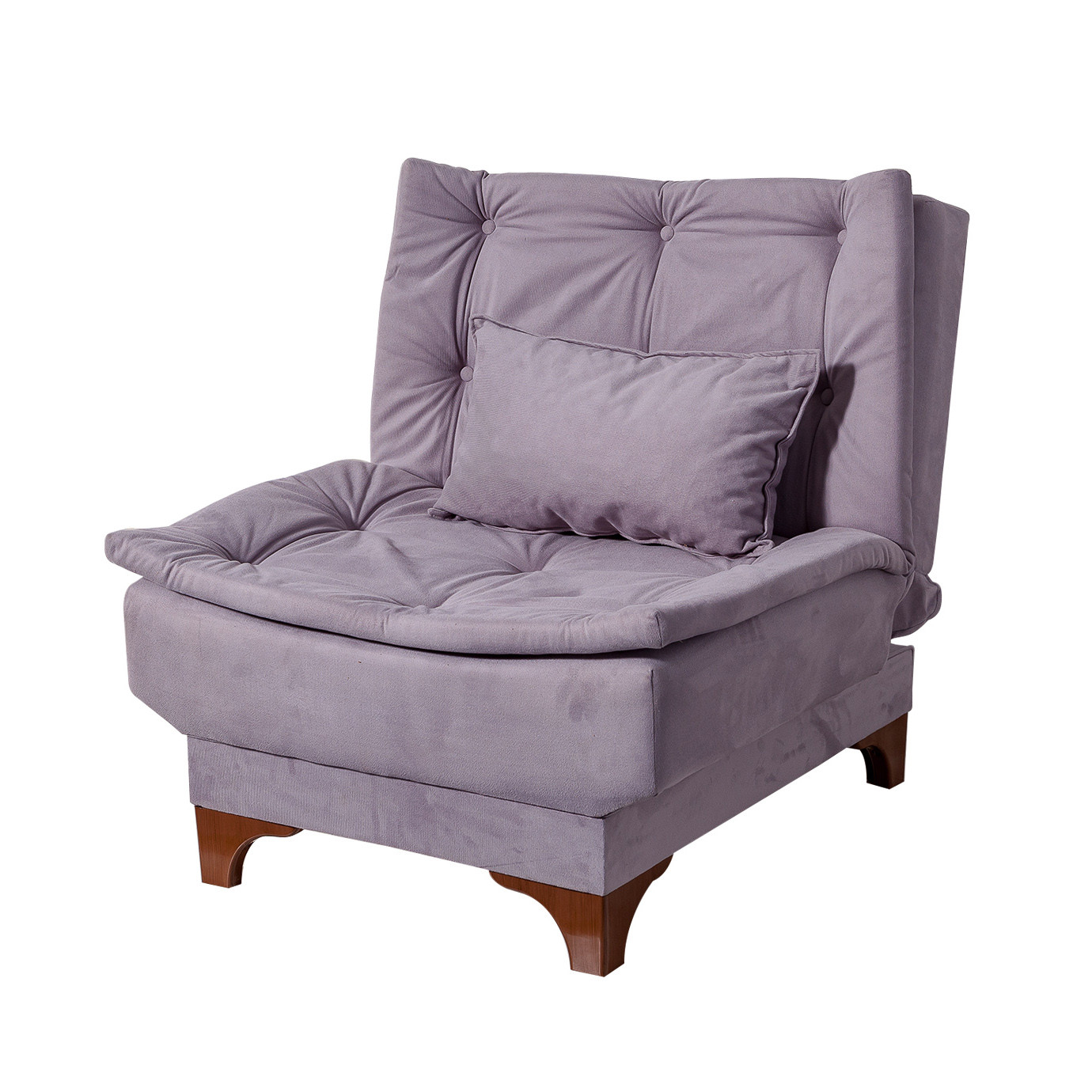 Kelebek Schlafsofa Set Holz Grau