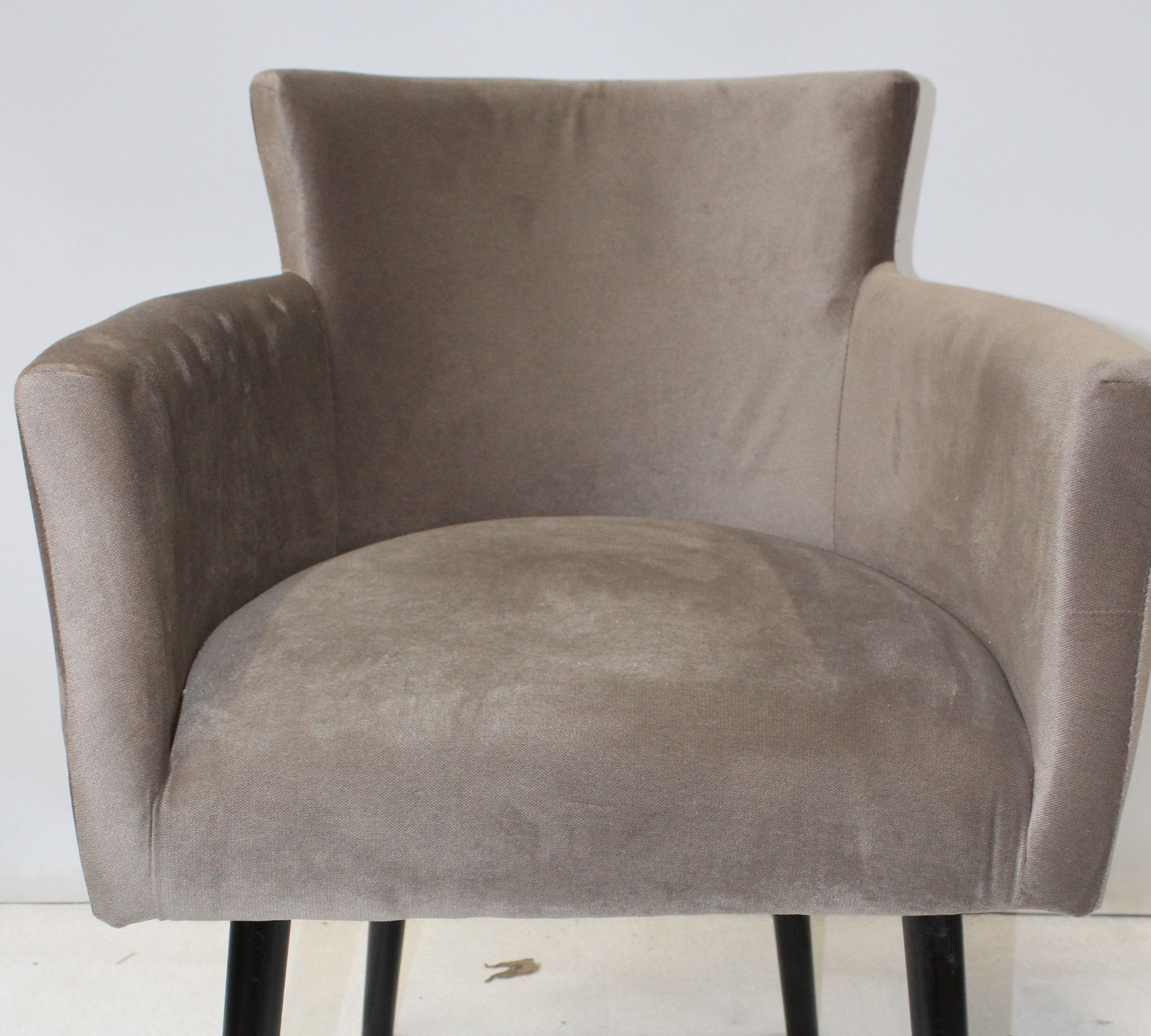 Armlehnstuhl Billie Samt Taupe