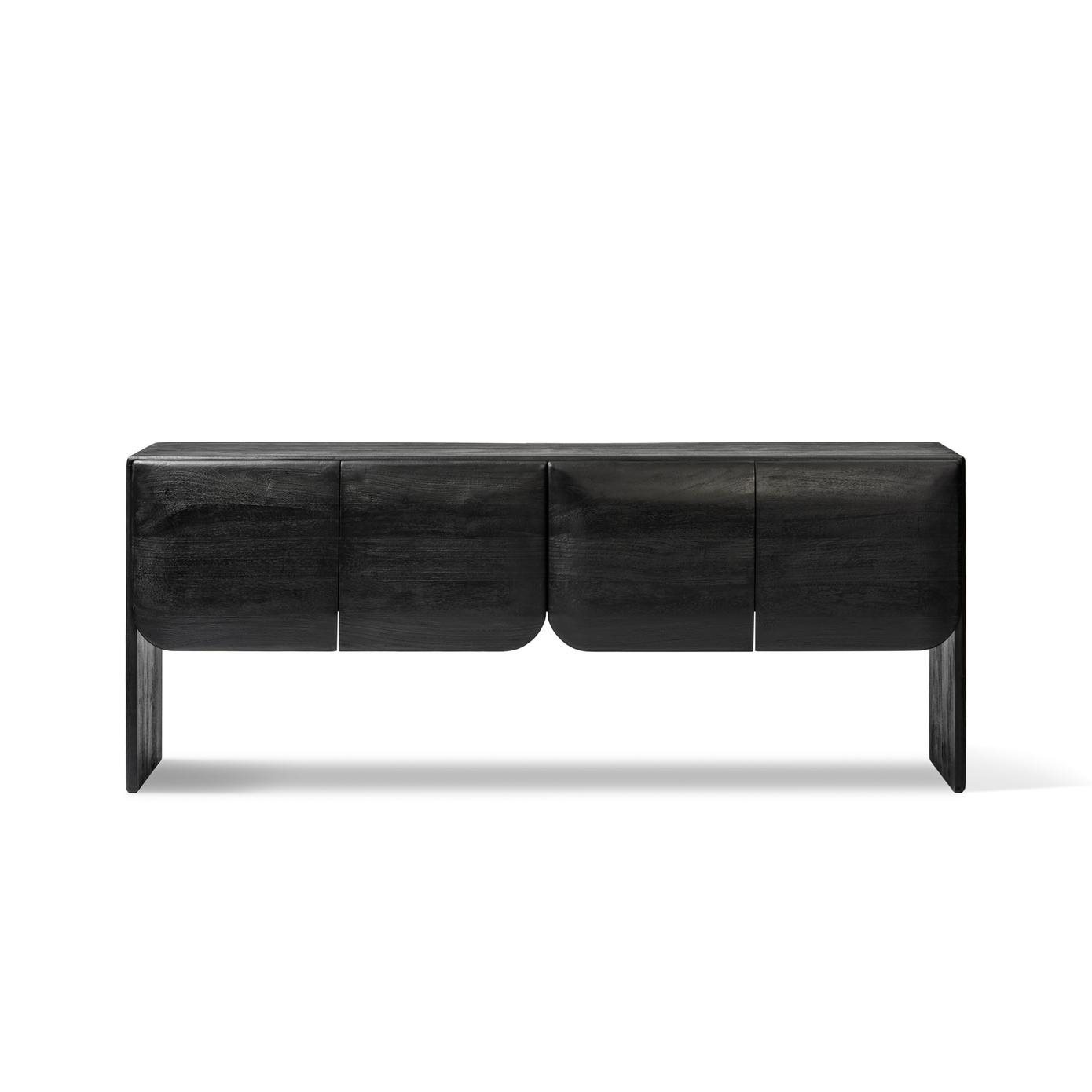 Mehamn Sideboard 4-türig Schwarz