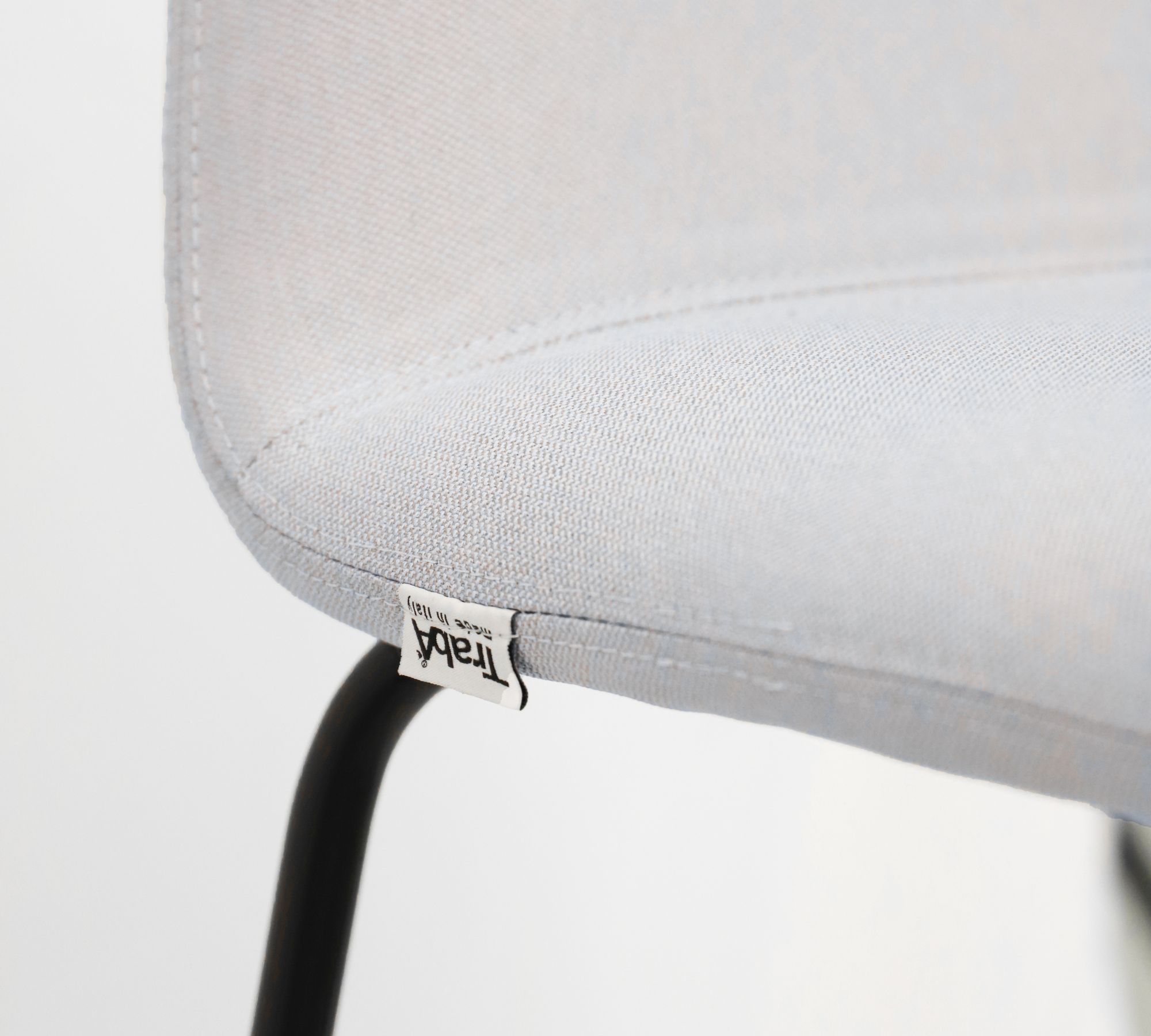 Bardot Met Tu Barstool Metal Textile Grey