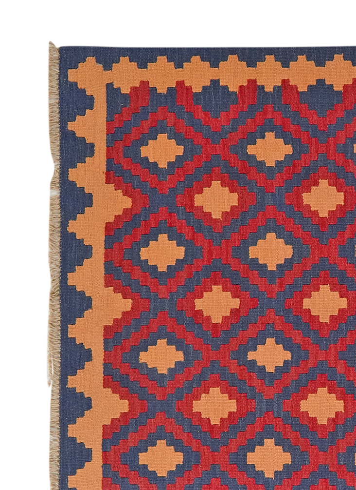 Kilim Gashgai Teppich Mehrfarbig