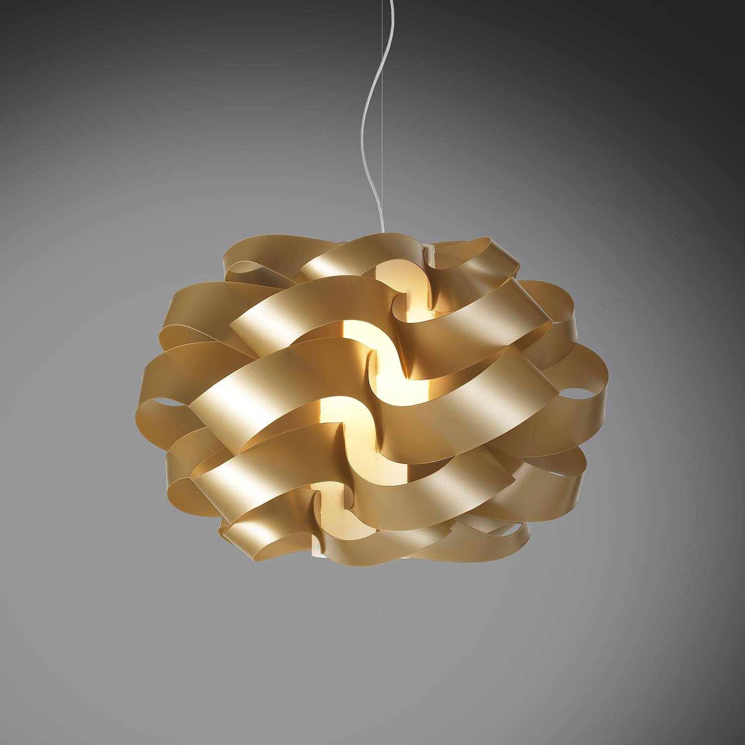 1-Flammig Pendelleuchte Cloud Polyacryl Gold