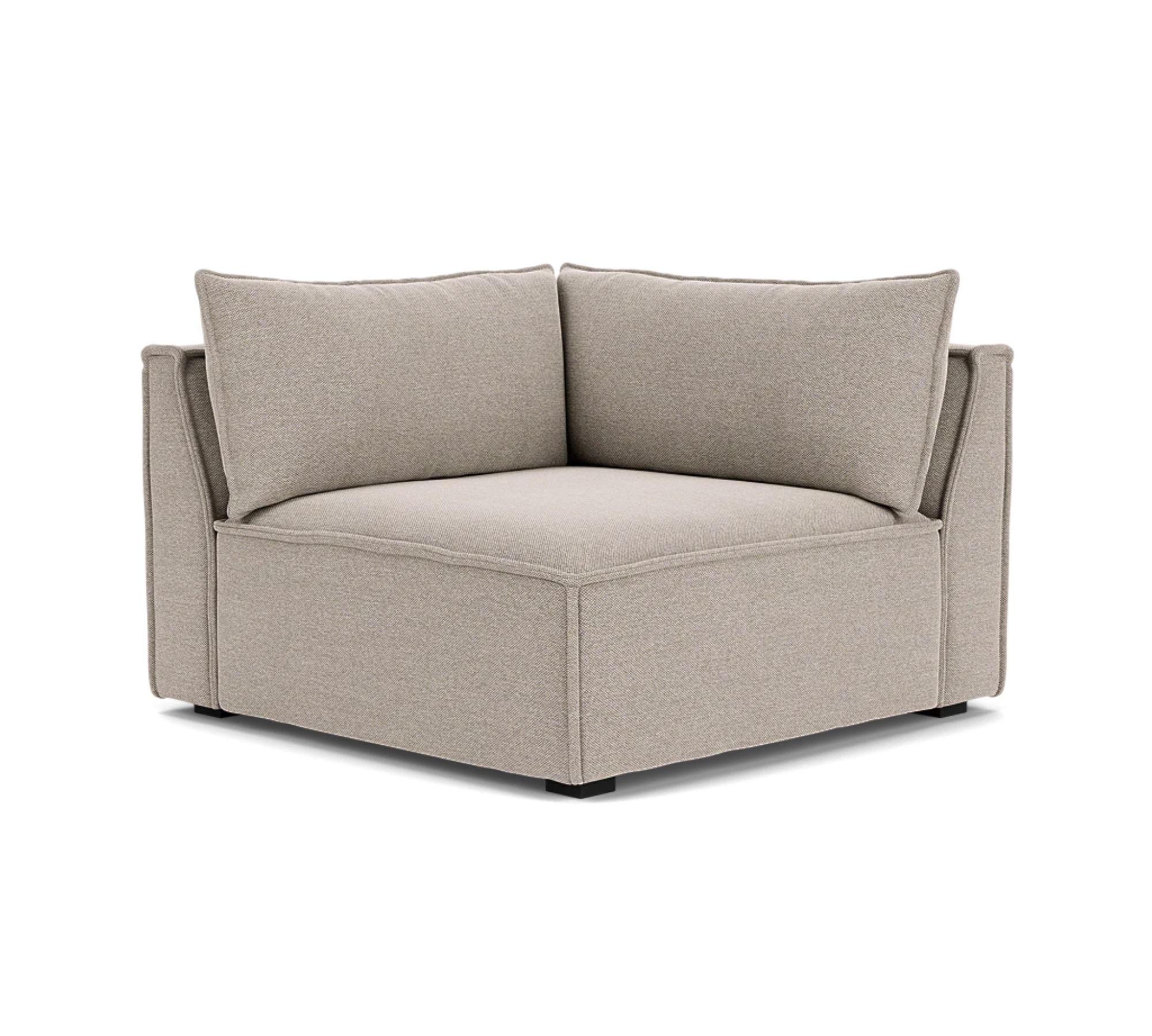 Daphne 1-Sitzer Eckmodul Links Agnes Brown