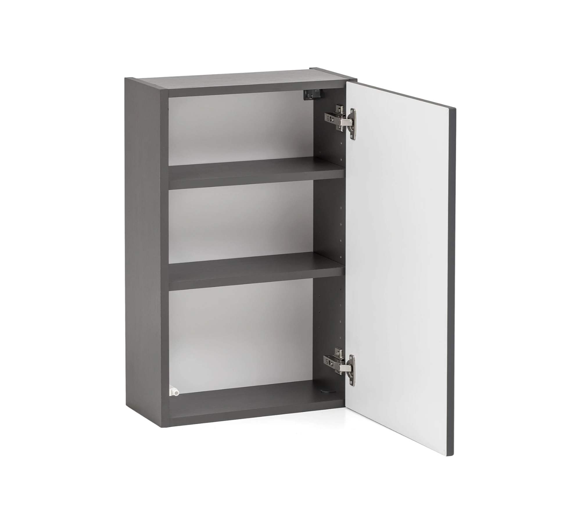Hängeschrank Holz Matt Grau