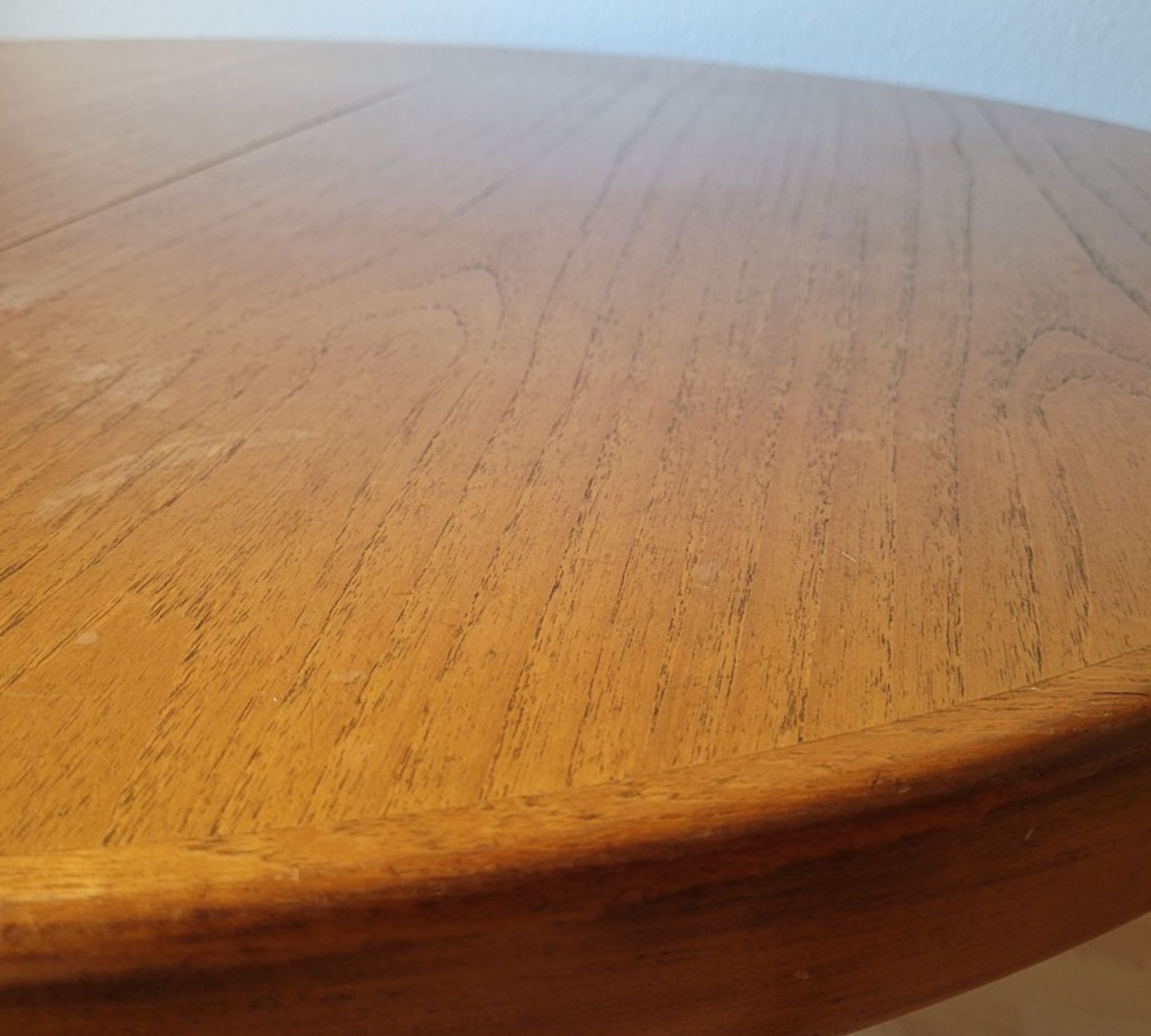 Vintage Esstisch Massivholz Braun 1980er Jahre