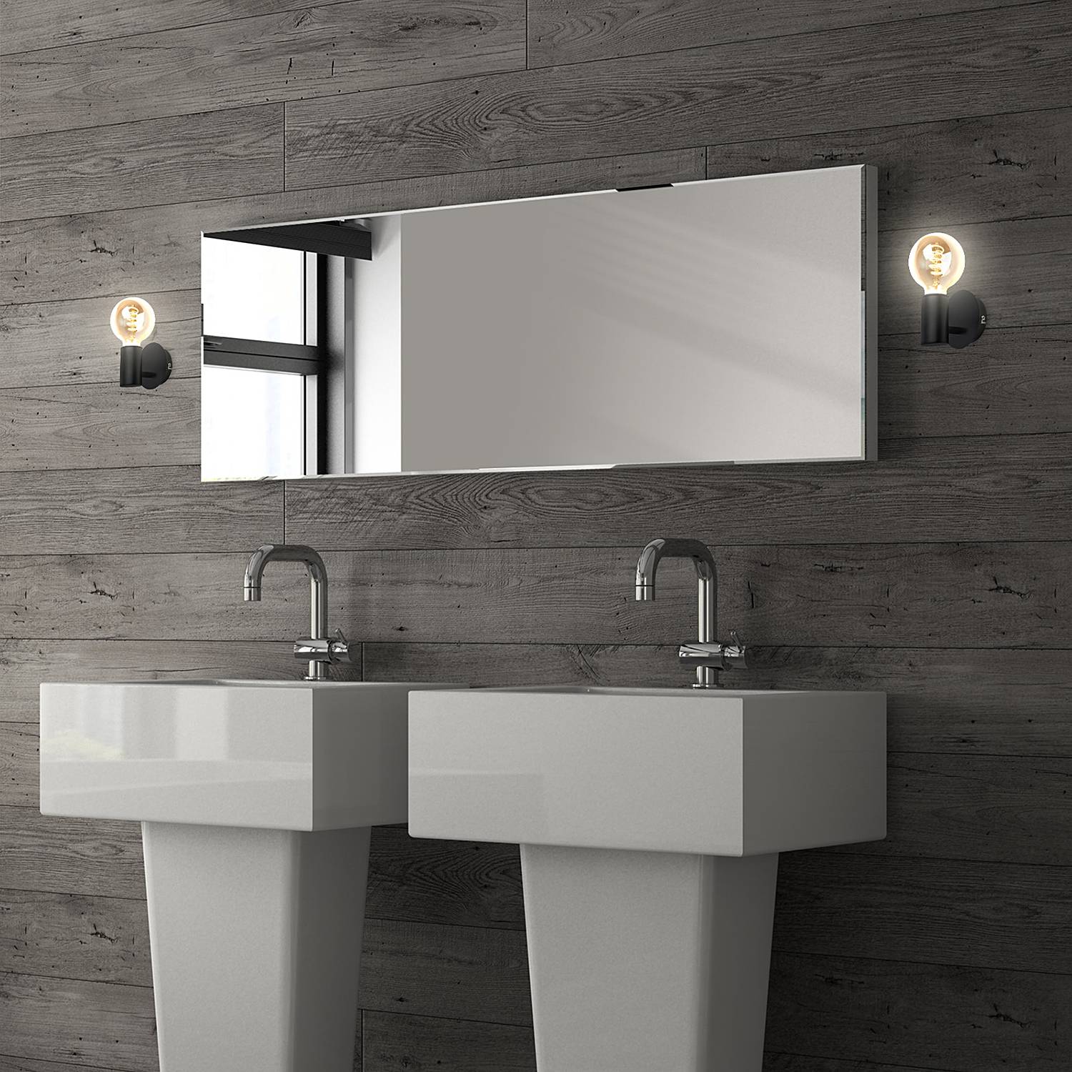 Wall lamp Tillola Black